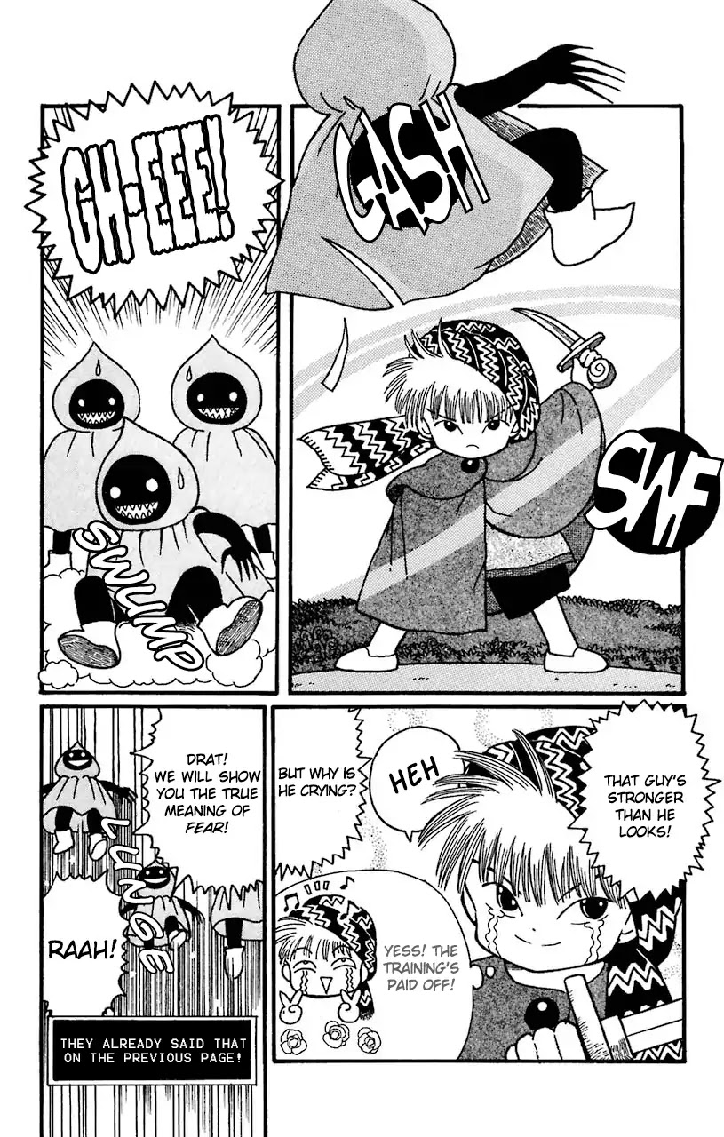 Mahoujin Guru Guru Chapter 21 page 11 - Chapter 21: Escape from Dohgma Town