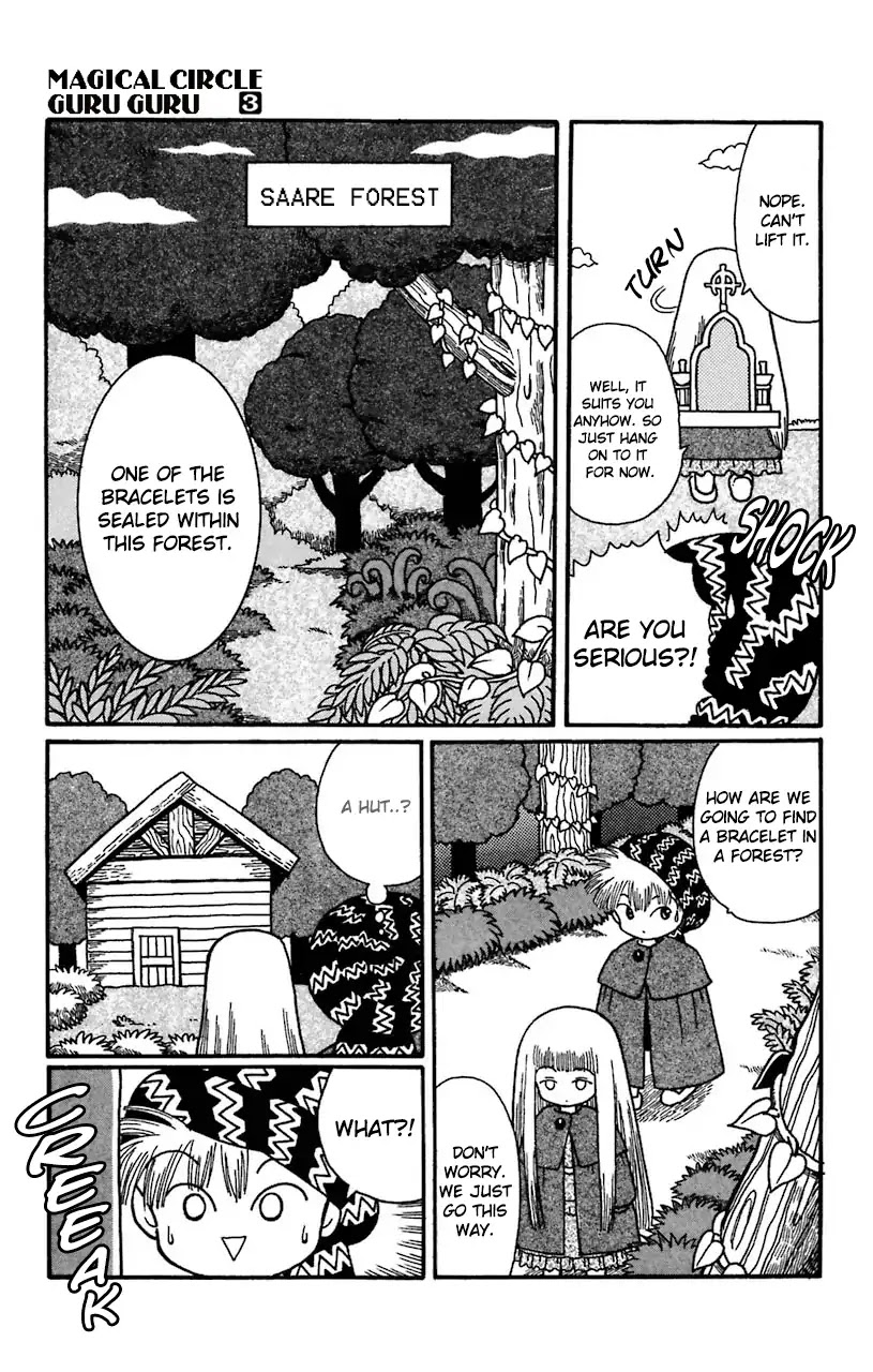 Mahoujin Guru Guru Chapter 21 page 22 - Chapter 21: Escape from Dohgma Town