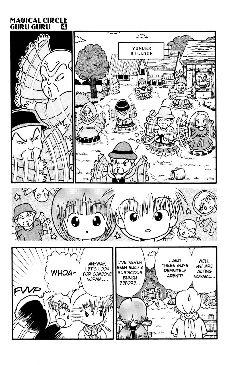 Mahoujin Guru Guru Chapter 26 page 7 - Chapter 26: Yonder Village