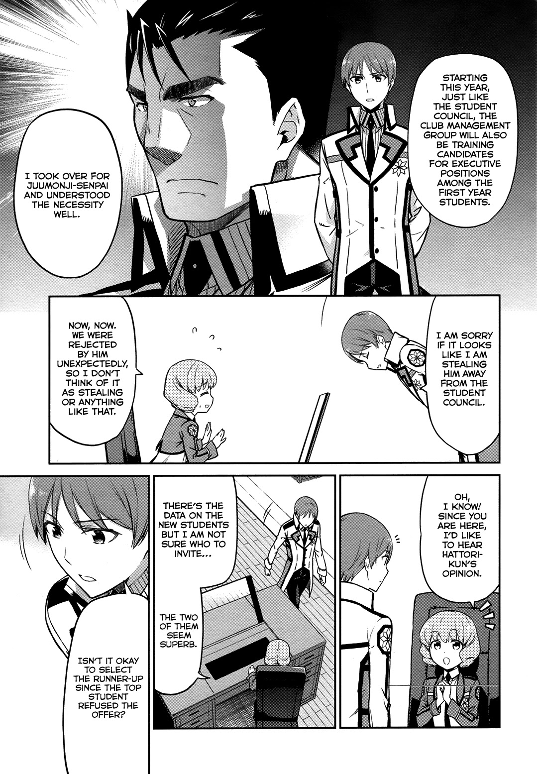 Mahouka Koukou no Rettousei - Double Seven Hen Chapter 11 page 10 - Chapter 11: Invitation and Rejection