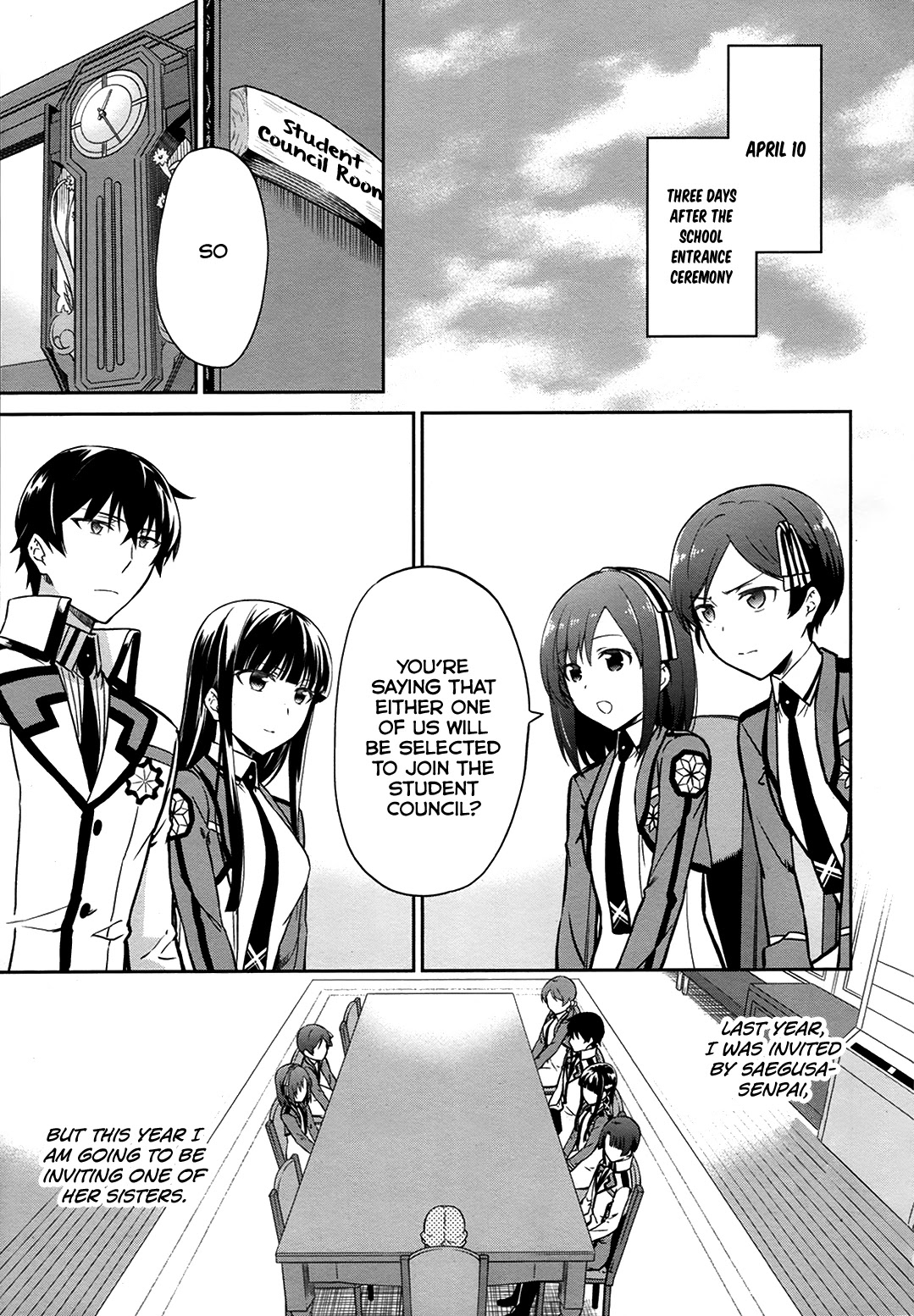 Mahouka Koukou no Rettousei - Double Seven Hen Chapter 11 page 12 - Chapter 11: Invitation and Rejection