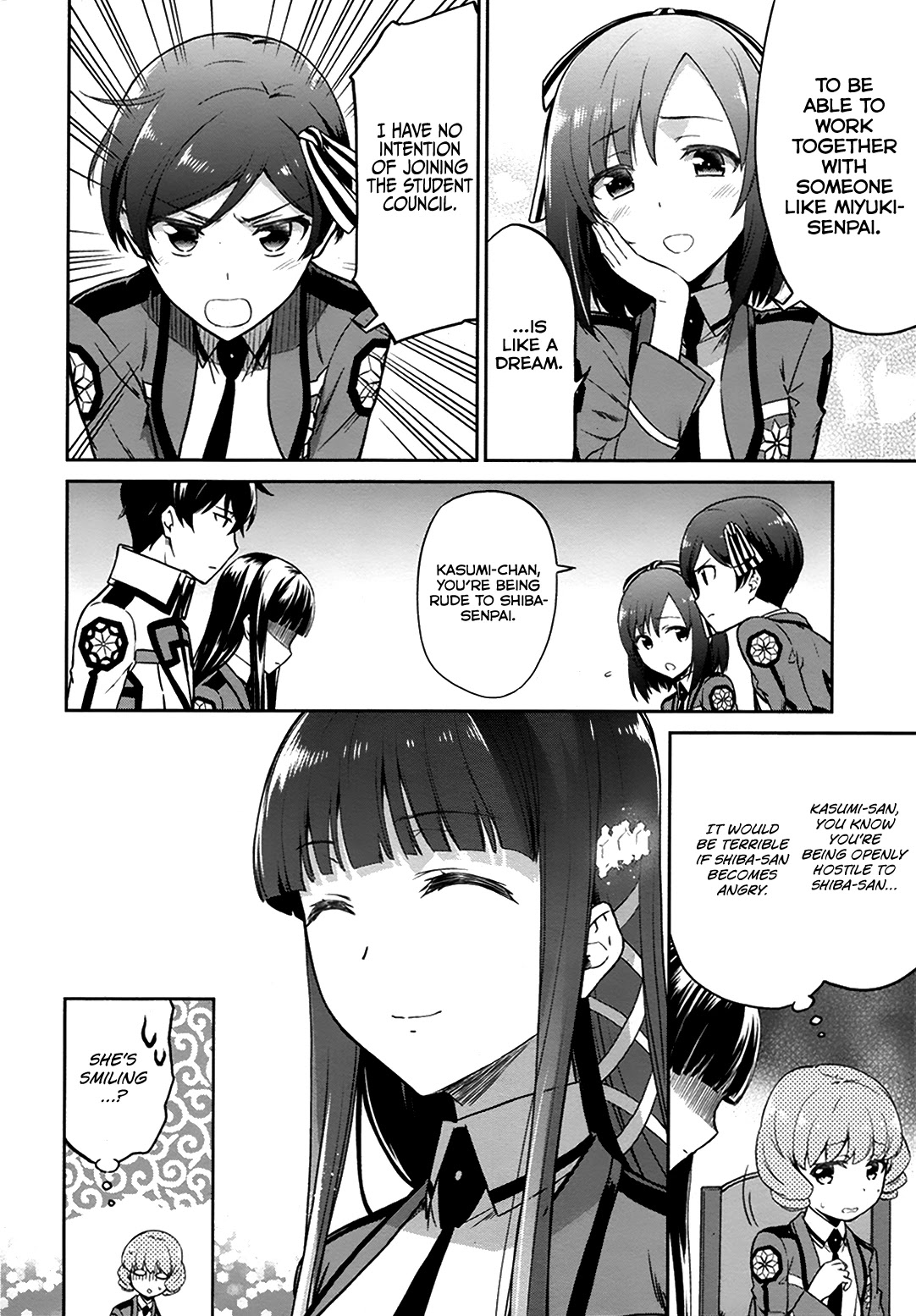 Mahouka Koukou no Rettousei - Double Seven Hen Chapter 11 page 13 - Chapter 11: Invitation and Rejection