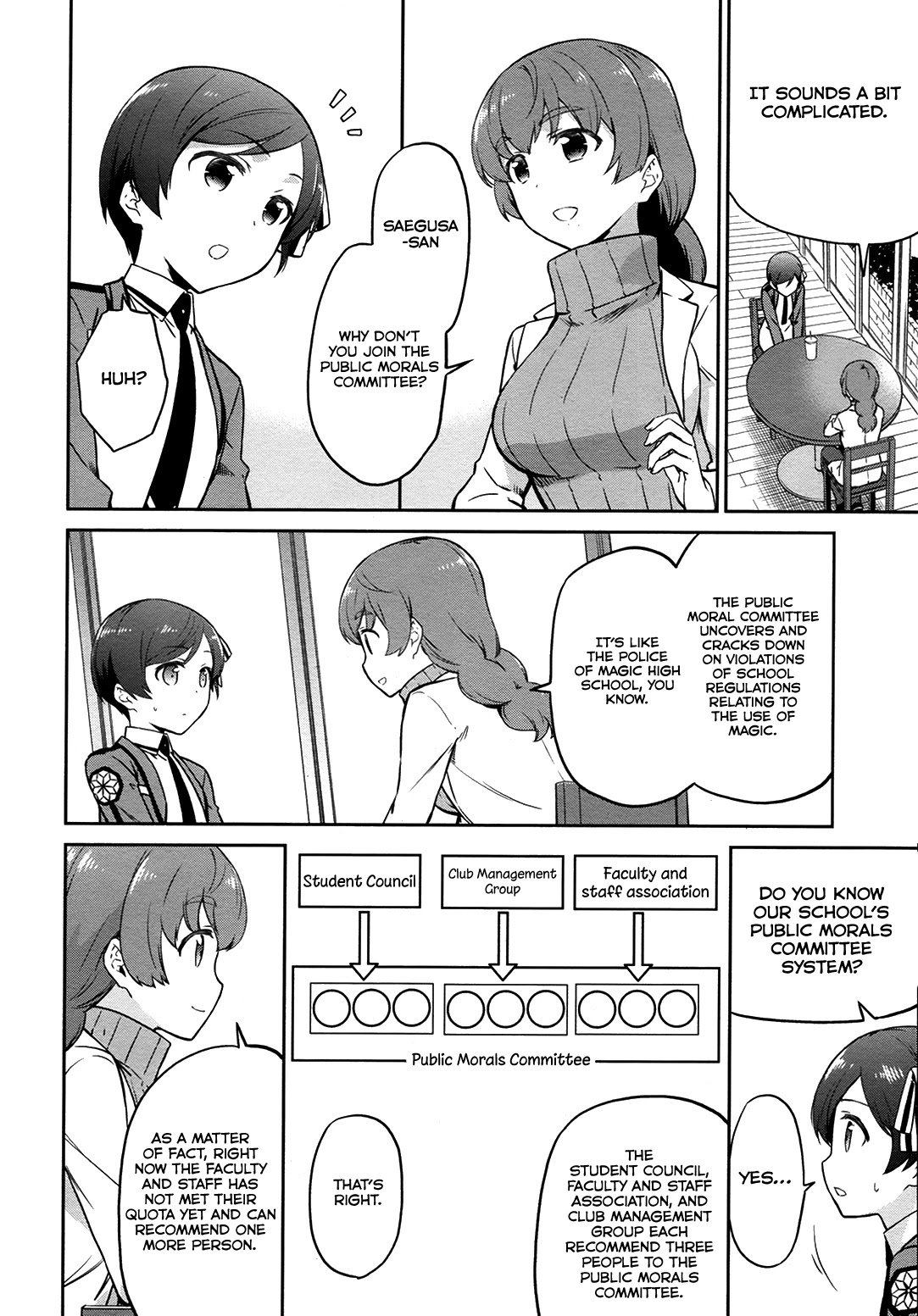 Mahouka Koukou no Rettousei - Double Seven Hen Chapter 11 page 17 - Chapter 11: Invitation and Rejection