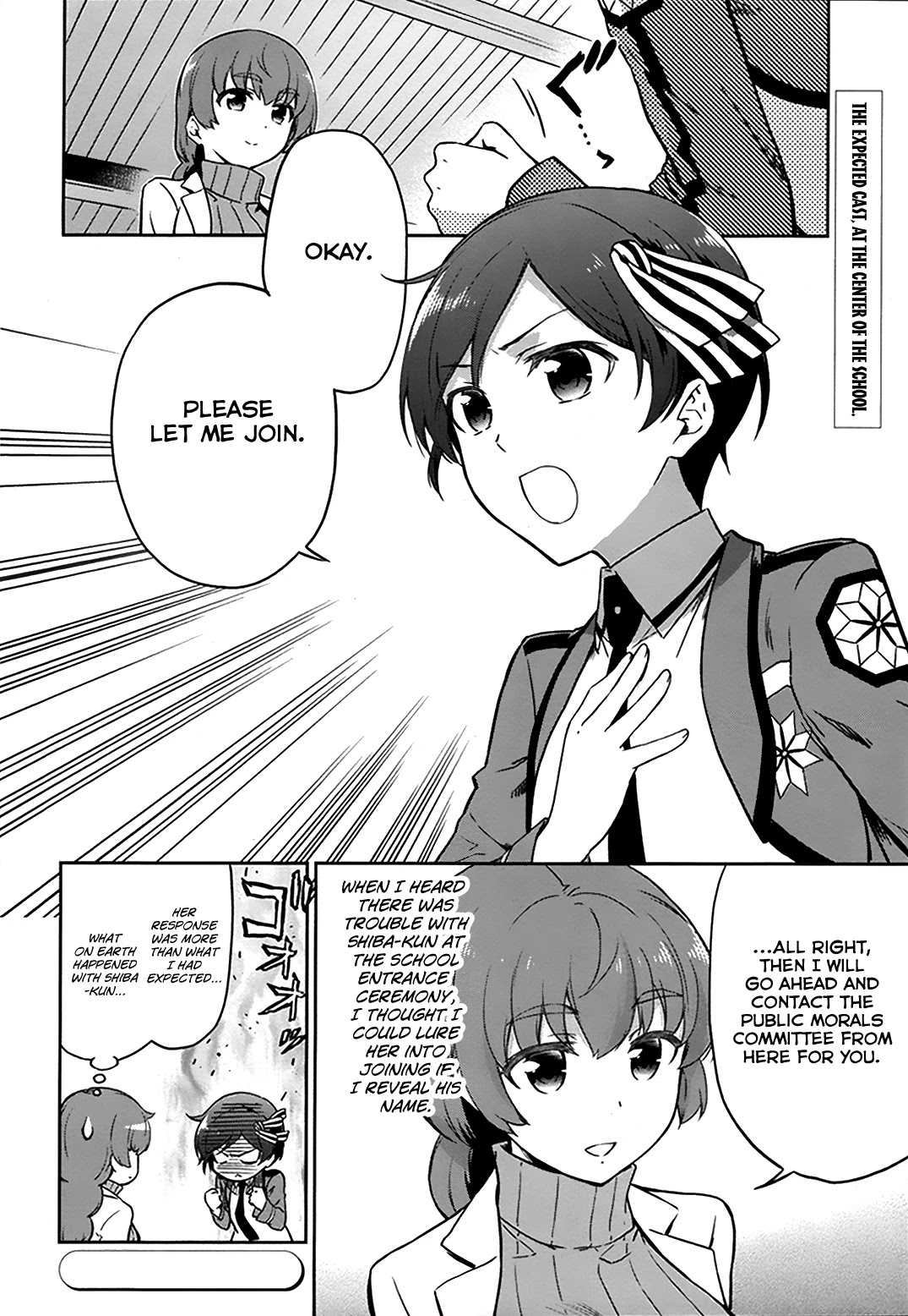 Mahouka Koukou no Rettousei - Double Seven Hen Chapter 11 page 19 - Chapter 11: Invitation and Rejection