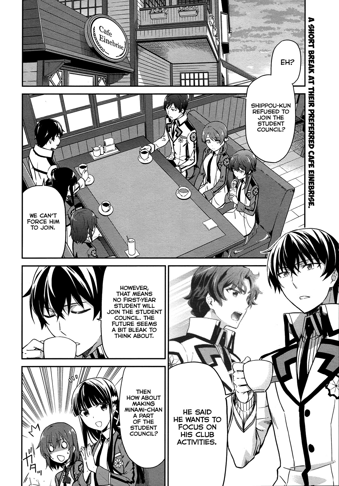 Mahouka Koukou no Rettousei - Double Seven Hen Chapter 11 page 3 - Chapter 11: Invitation and Rejection