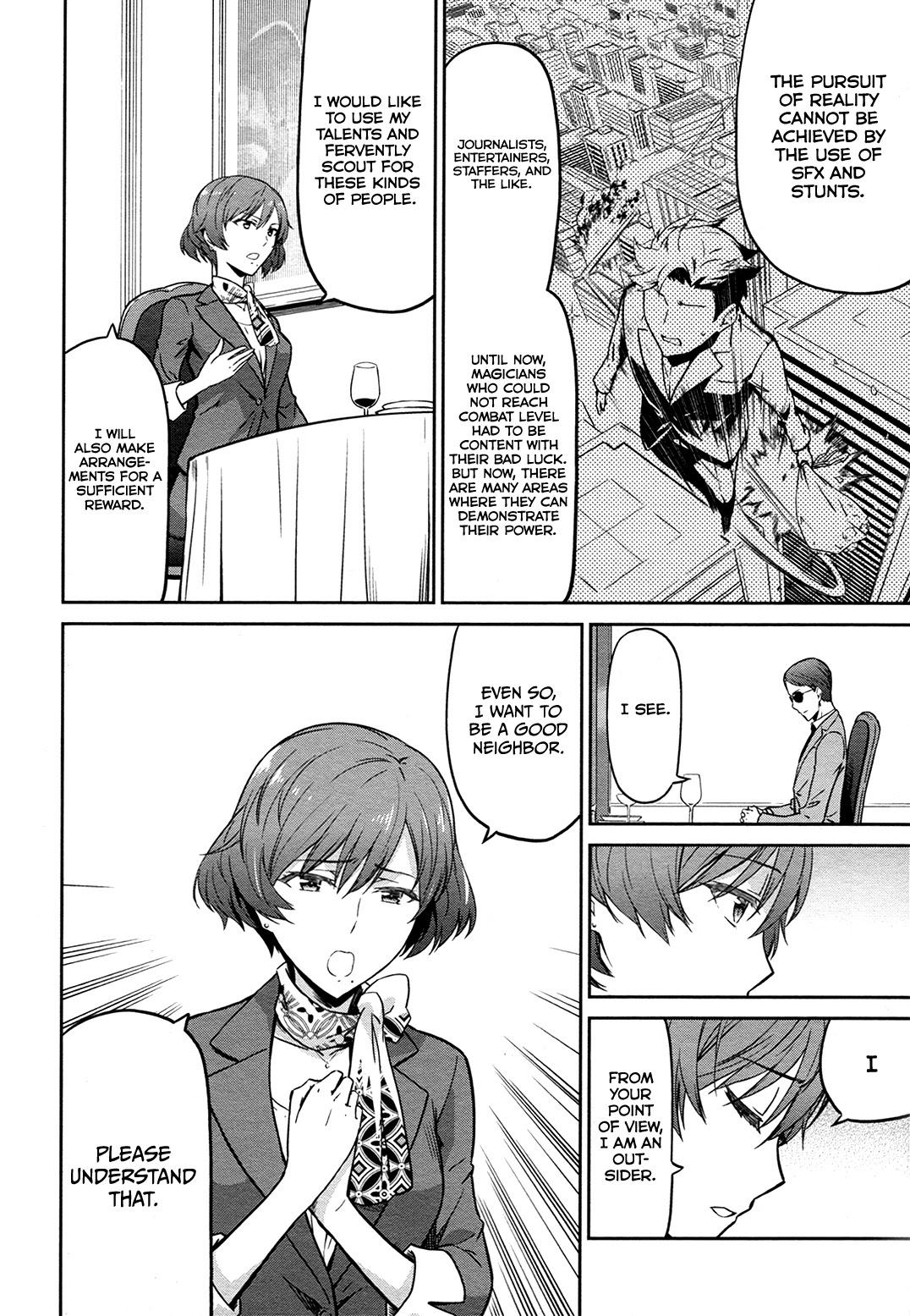 Mahouka Koukou no Rettousei - Double Seven Hen Chapter 12 page 19 - Chapter 12: Tension