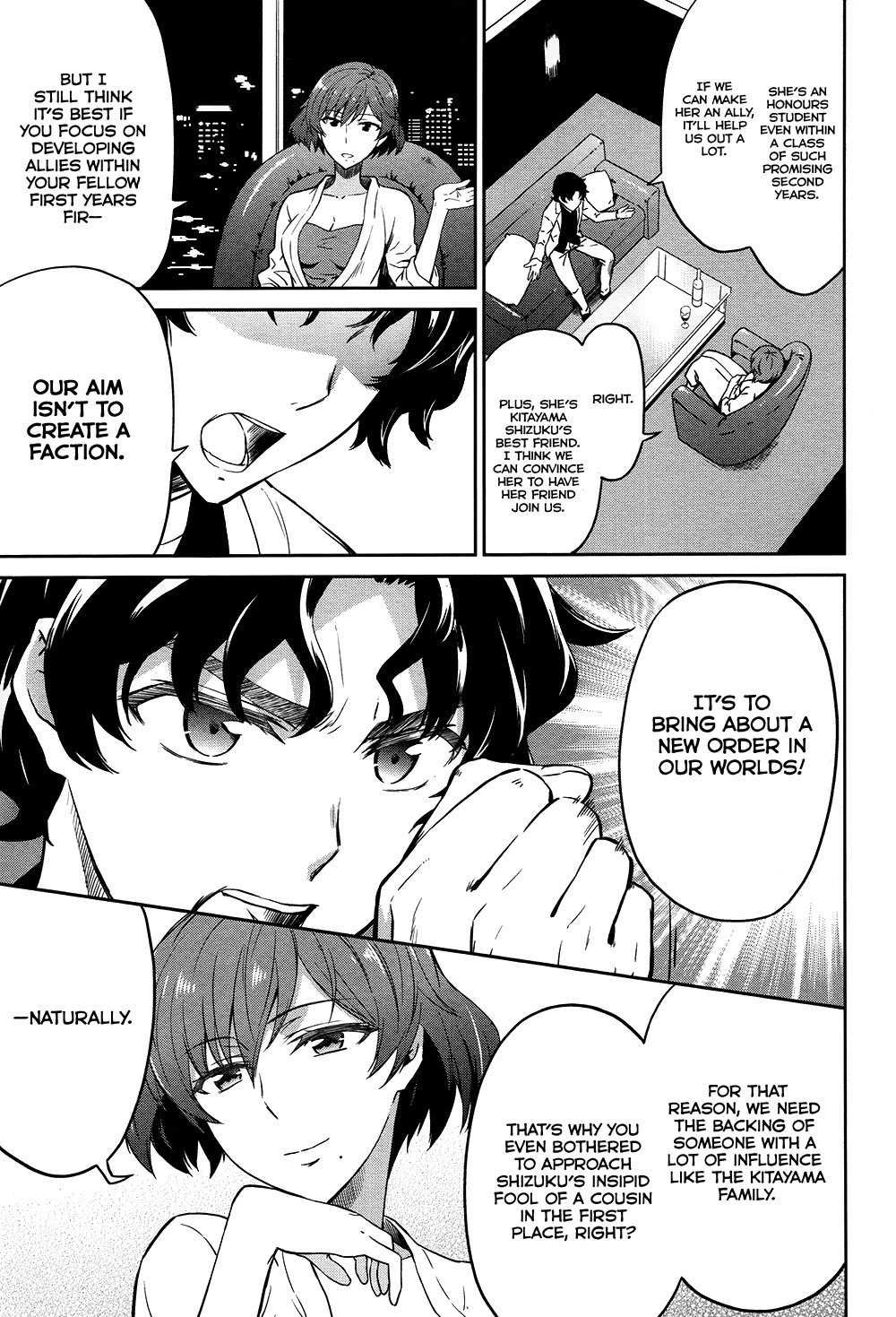 Mahouka Koukou no Rettousei - Double Seven Hen Chapter 3 page 11 - Chapter 3: Actress