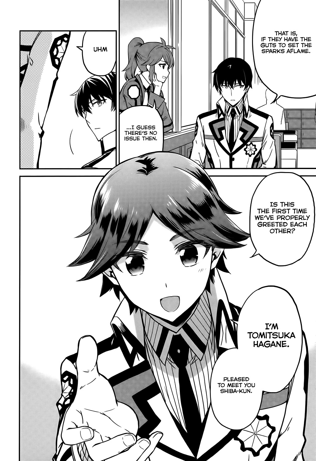 Mahouka Koukou no Rettousei - Double Seven Hen Chapter 5 page 10 - Chapter 5: New School Year