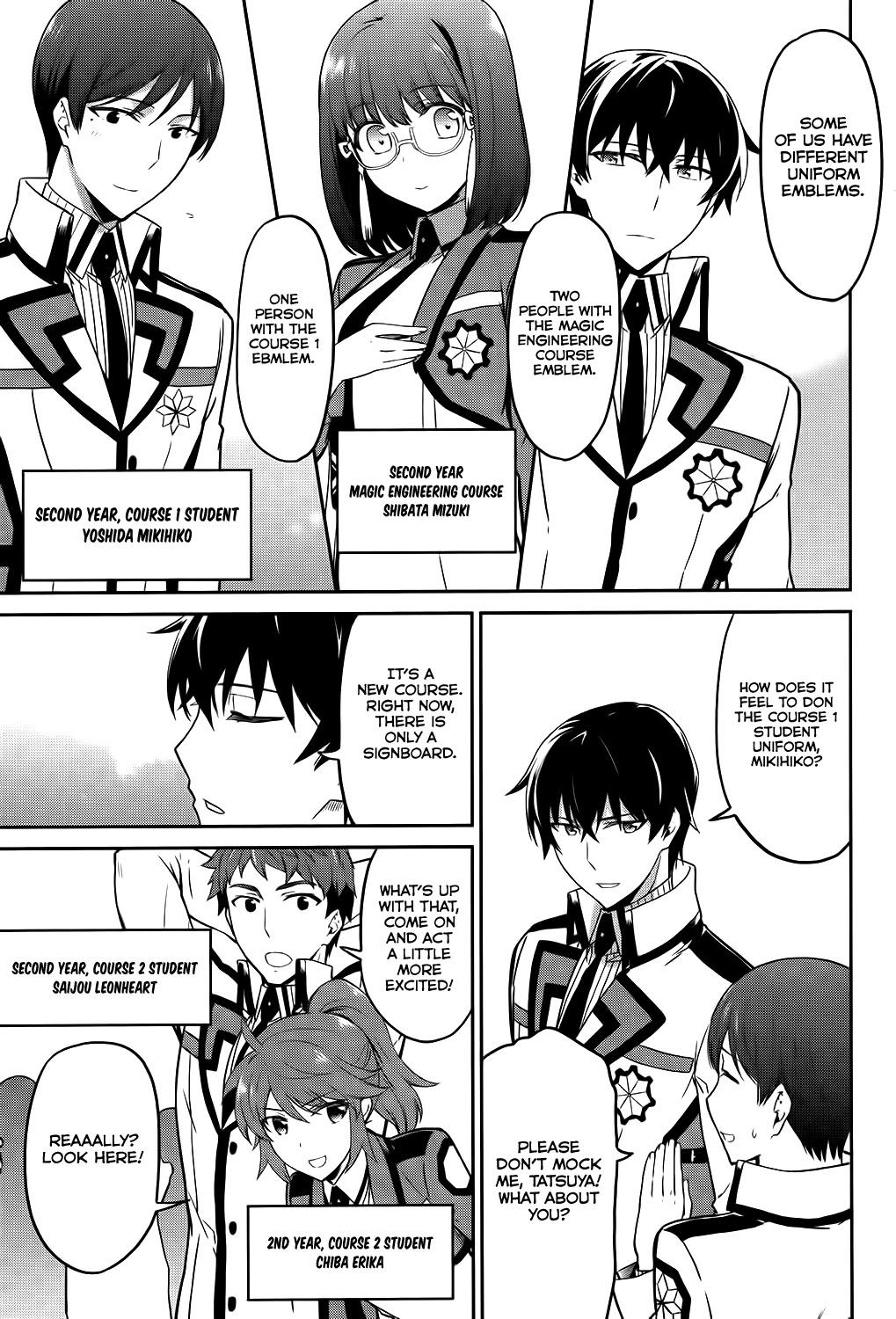 Mahouka Koukou no Rettousei - Double Seven Hen Chapter 5 page 7 - Chapter 5: New School Year