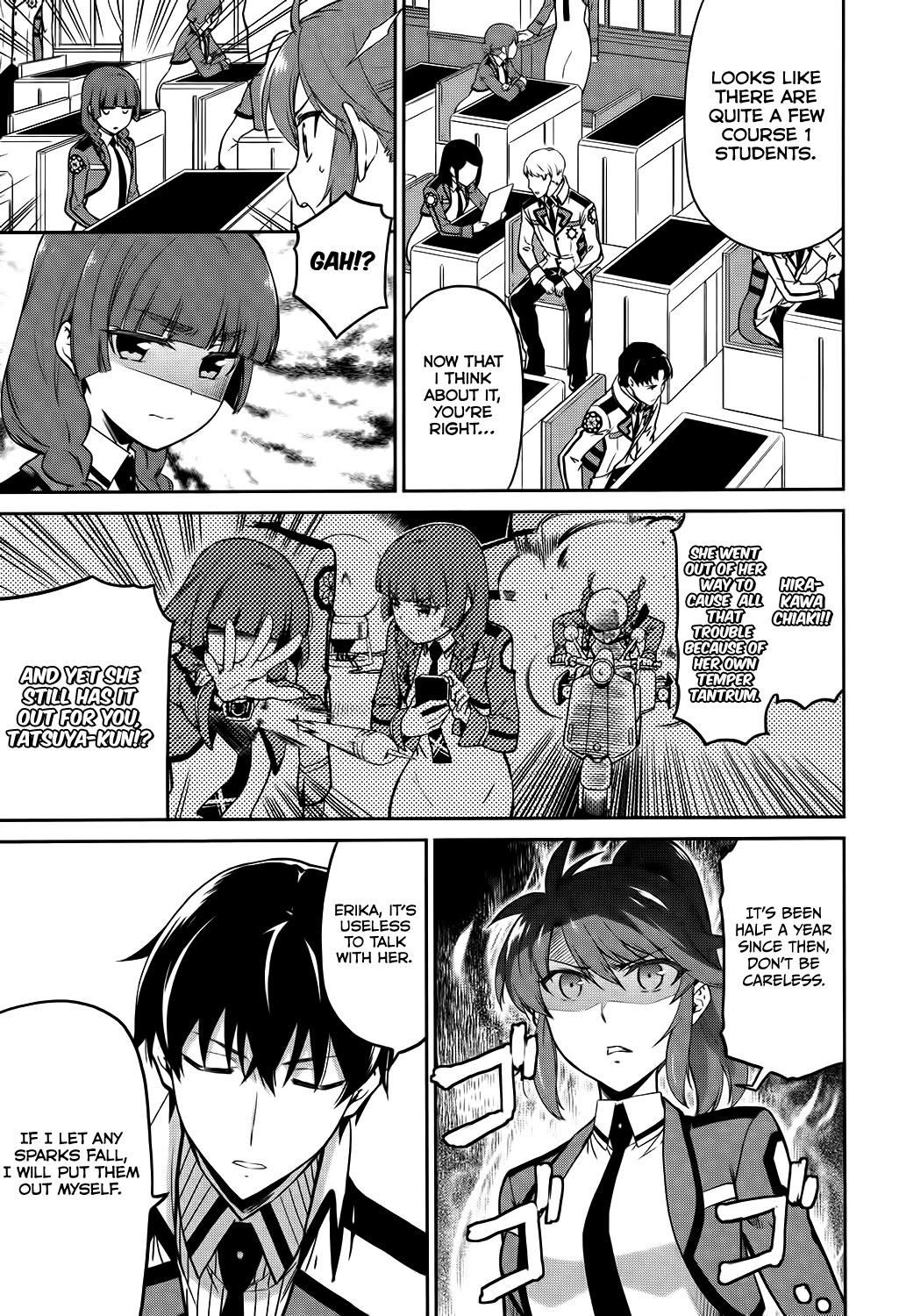 Mahouka Koukou no Rettousei - Double Seven Hen Chapter 5 page 9 - Chapter 5: New School Year