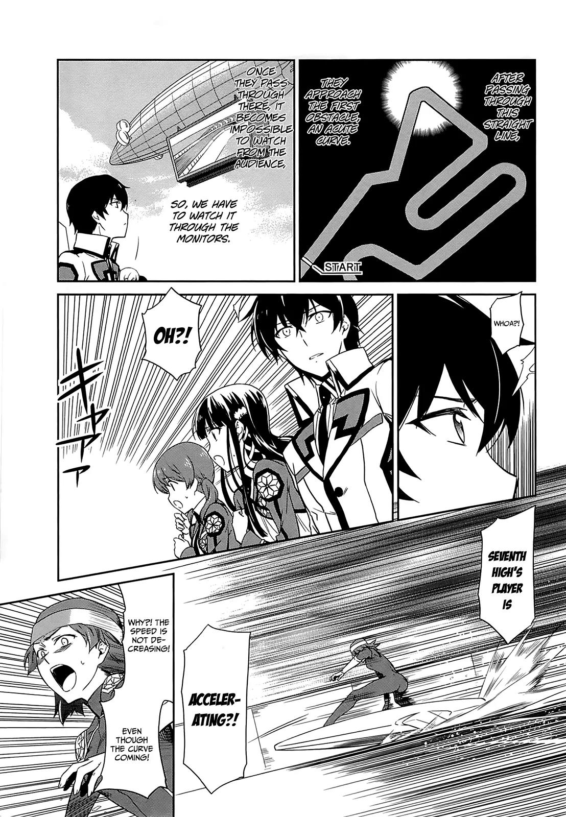 Mahouka Koukou no Rettousei - Kyuukousen Hen Chapter 10 page 22 - Chapter 10: Accident