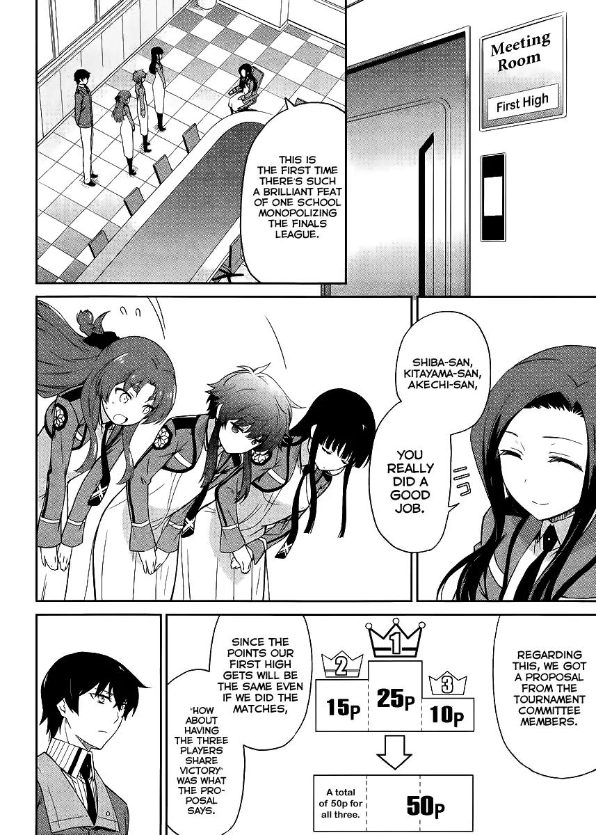 Mahouka Koukou no Rettousei - Kyuukousen Hen Chapter 14 page 28 - Chapter 14: Rookie Competitions ~Ice and Flames~