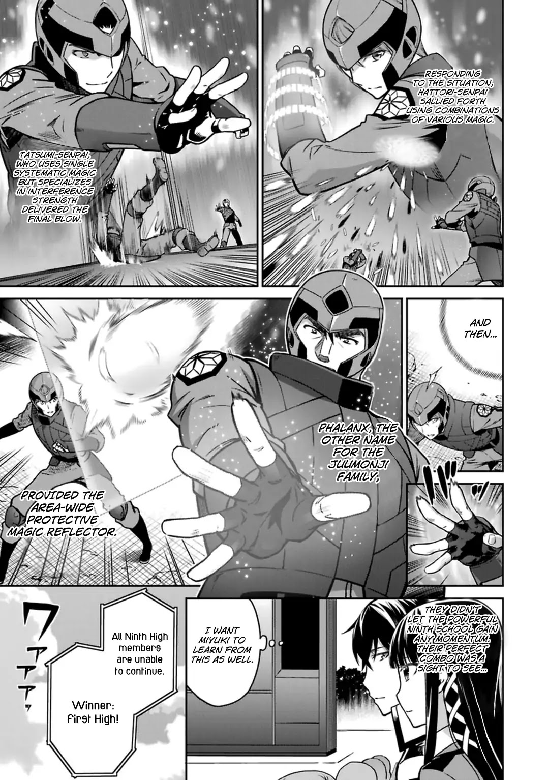 Mahouka Koukou no Rettousei - Kyuukousen Hen Chapter 32 page 4 - Chapter 32: The Winners' Personality [END]