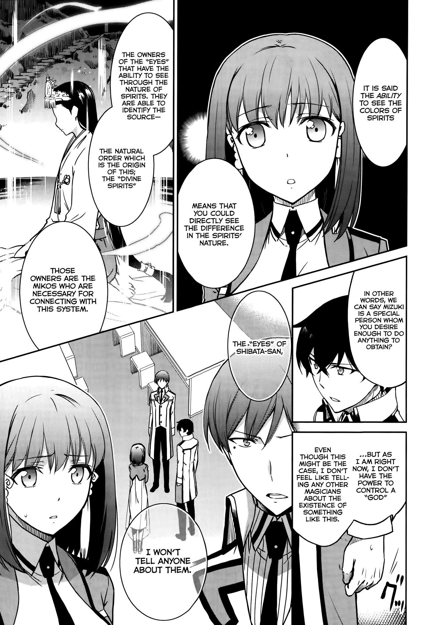 Mahouka Koukou no Rettousei - Kyuukousen Hen Chapter 5 page 18 - Chapter 5: Divine Spirit Magic