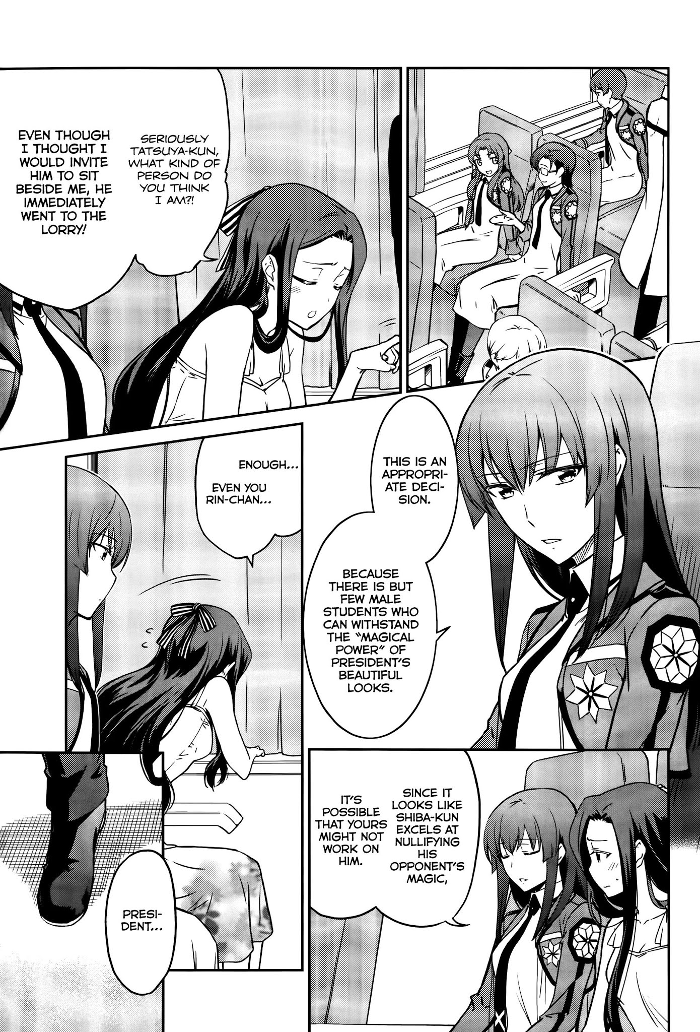 Mahouka Koukou no Rettousei - Kyuukousen Hen Chapter 5 page 22 - Chapter 5: Divine Spirit Magic