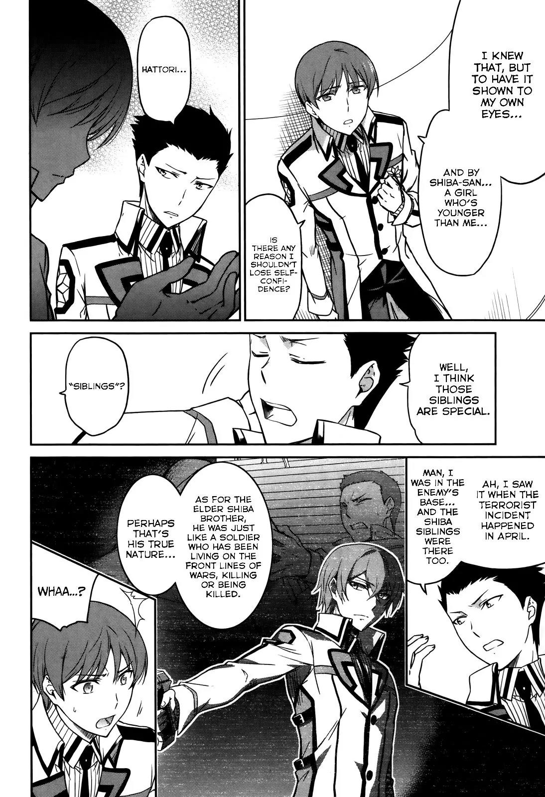 Mahouka Koukou no Rettousei - Kyuukousen Hen Chapter 6 page 22 - Chapter 6: Traffic Accident