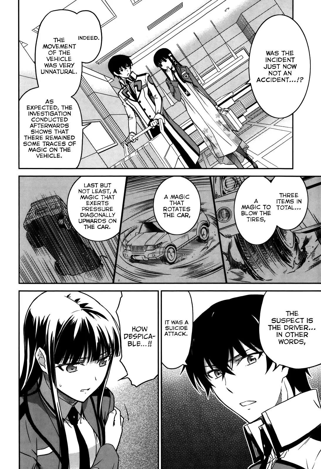 Mahouka Koukou no Rettousei - Kyuukousen Hen Chapter 6 page 24 - Chapter 6: Traffic Accident