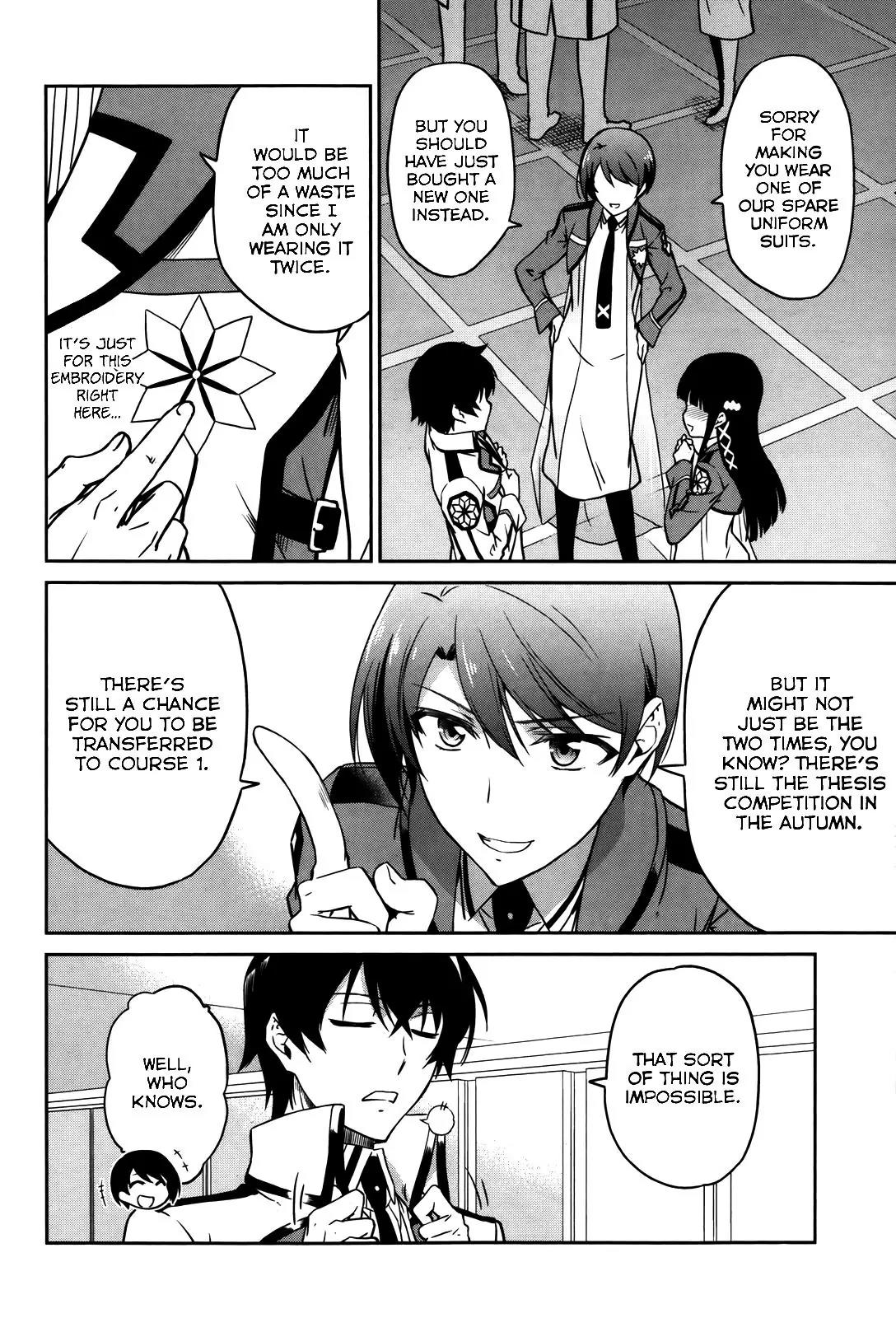 Mahouka Koukou no Rettousei - Kyuukousen Hen Chapter 6 page 30 - Chapter 6: Traffic Accident