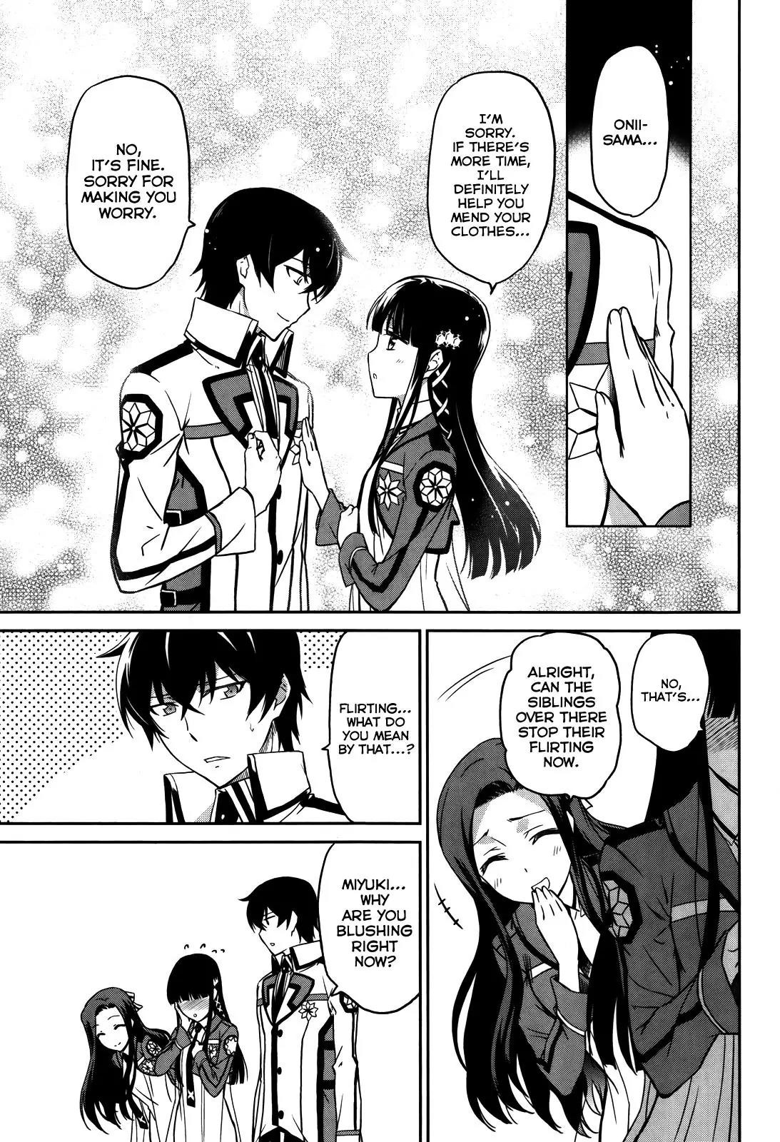 Mahouka Koukou no Rettousei - Kyuukousen Hen Chapter 6 page 31 - Chapter 6: Traffic Accident