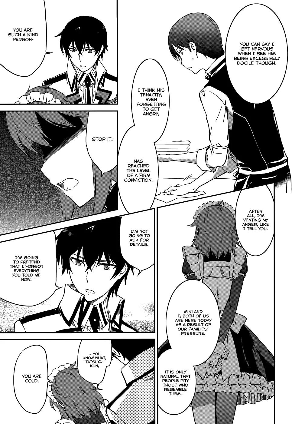 Mahouka Koukou no Rettousei - Kyuukousen Hen Chapter 7 page 11 - Chapter 7: The Night Two Days Before the Battle Starts
