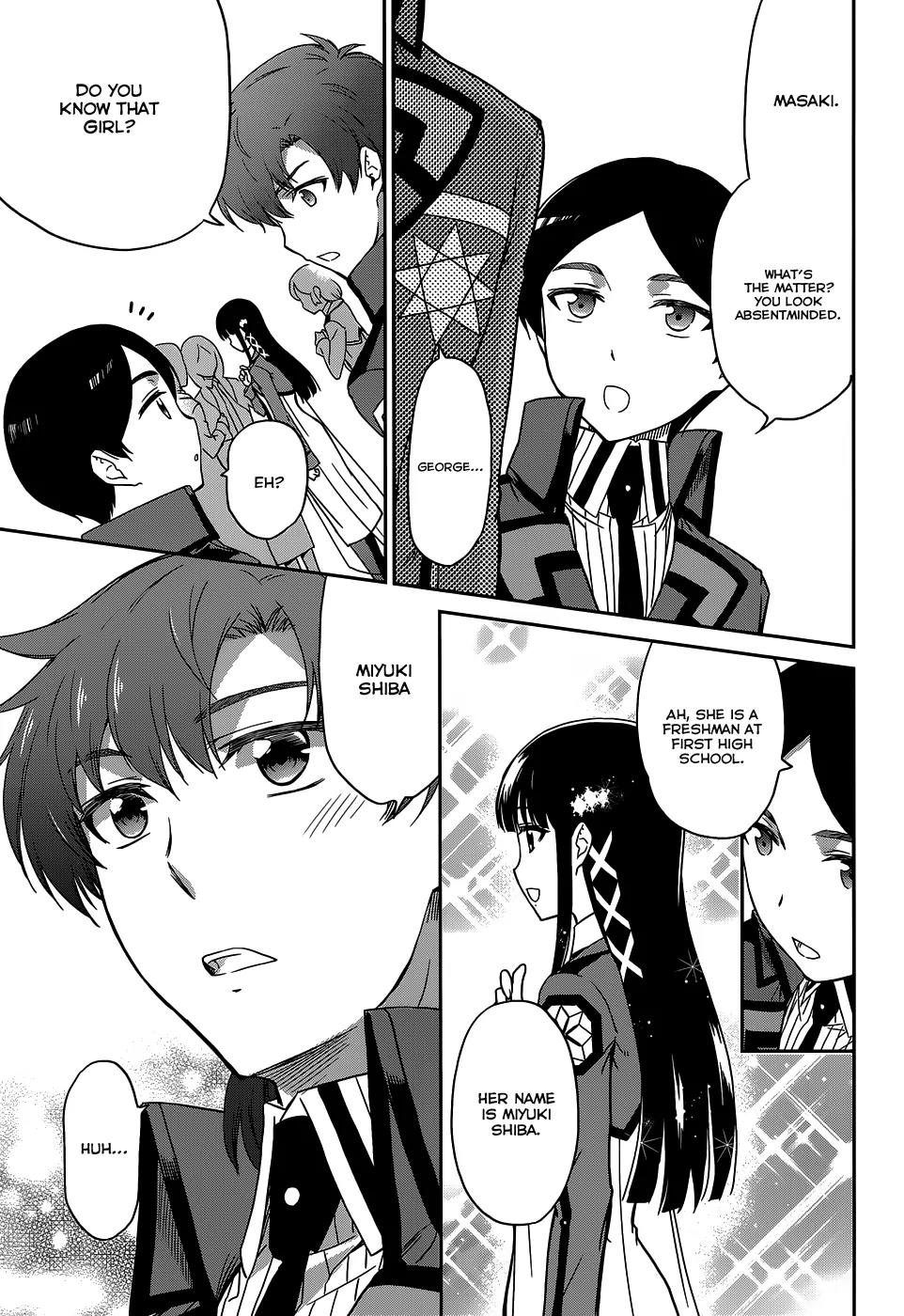 Mahouka Koukou no Rettousei - Kyuukousen Hen Chapter 7 page 15 - Chapter 7: The Night Two Days Before the Battle Starts