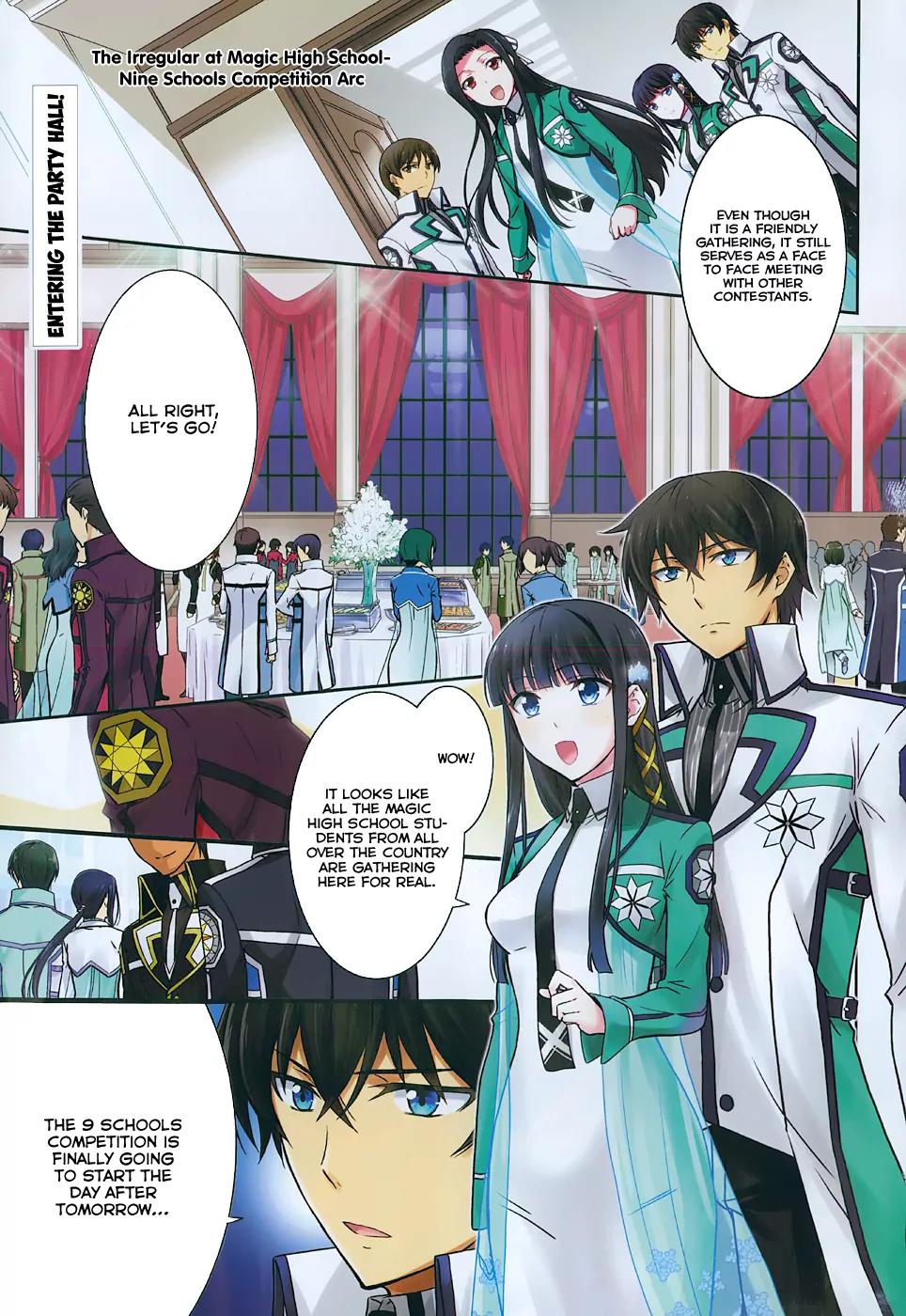Mahouka Koukou no Rettousei - Kyuukousen Hen Chapter 7 page 2 - Chapter 7: The Night Two Days Before the Battle Starts