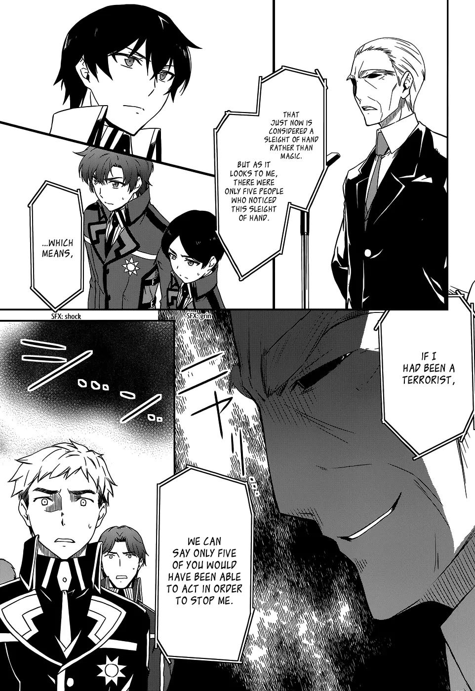 Mahouka Koukou no Rettousei - Kyuukousen Hen Chapter 7 page 21 - Chapter 7: The Night Two Days Before the Battle Starts