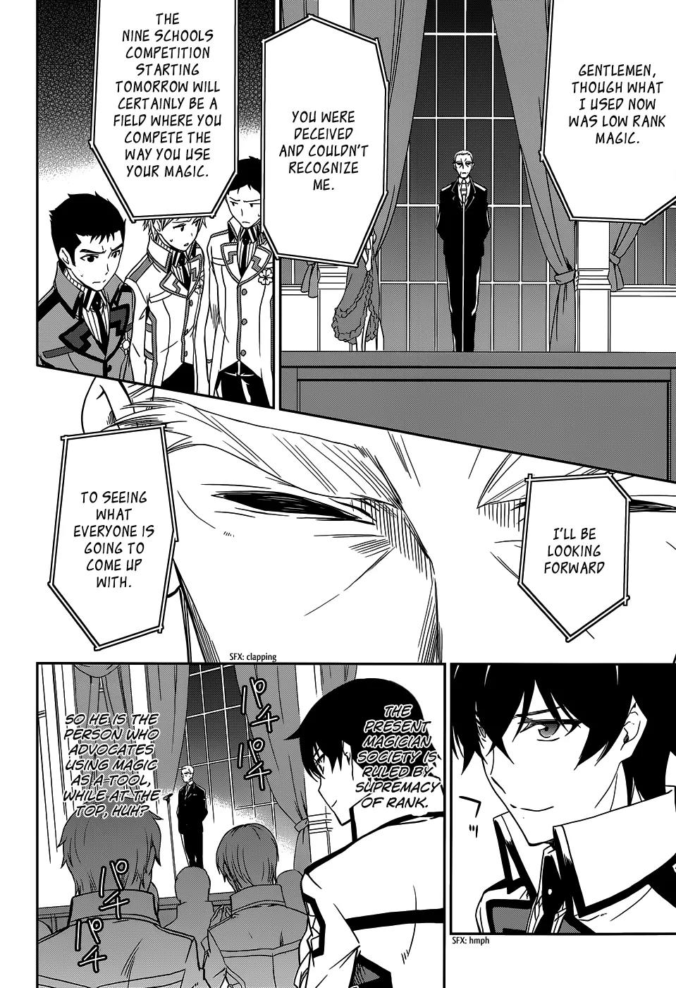 Mahouka Koukou no Rettousei - Kyuukousen Hen Chapter 7 page 22 - Chapter 7: The Night Two Days Before the Battle Starts