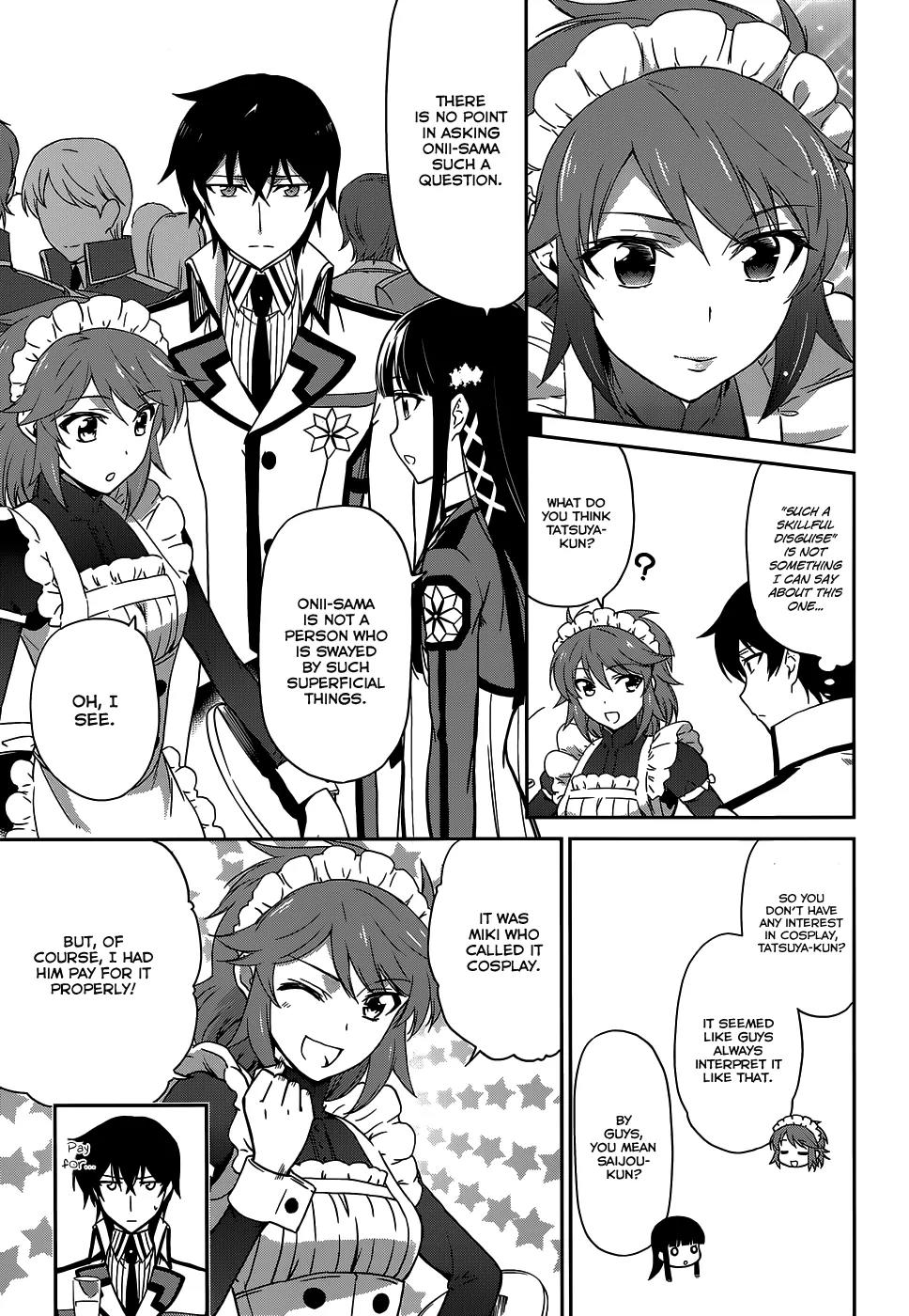 Mahouka Koukou no Rettousei - Kyuukousen Hen Chapter 7 page 5 - Chapter 7: The Night Two Days Before the Battle Starts