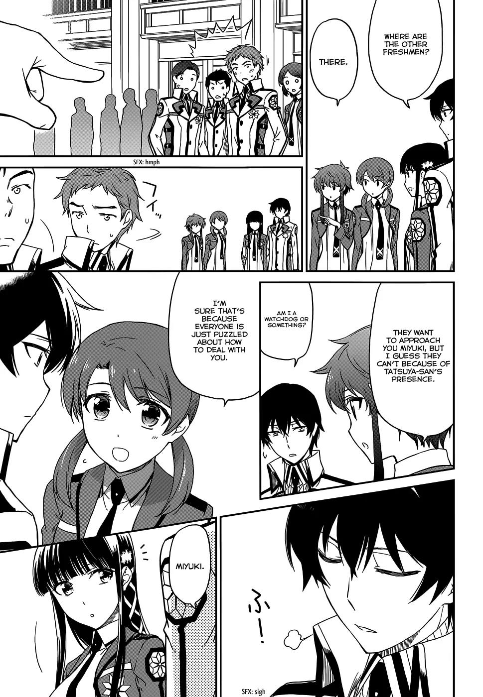 Mahouka Koukou no Rettousei - Kyuukousen Hen Chapter 7 page 7 - Chapter 7: The Night Two Days Before the Battle Starts