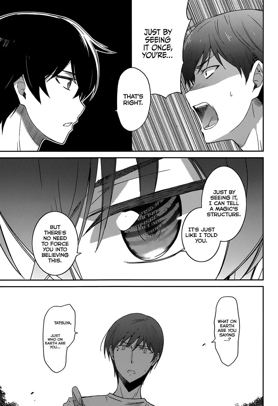 Mahouka Koukou no Rettousei - Kyuukousen Hen Chapter 8 page 12 - Chapter 8: Raising the curtains