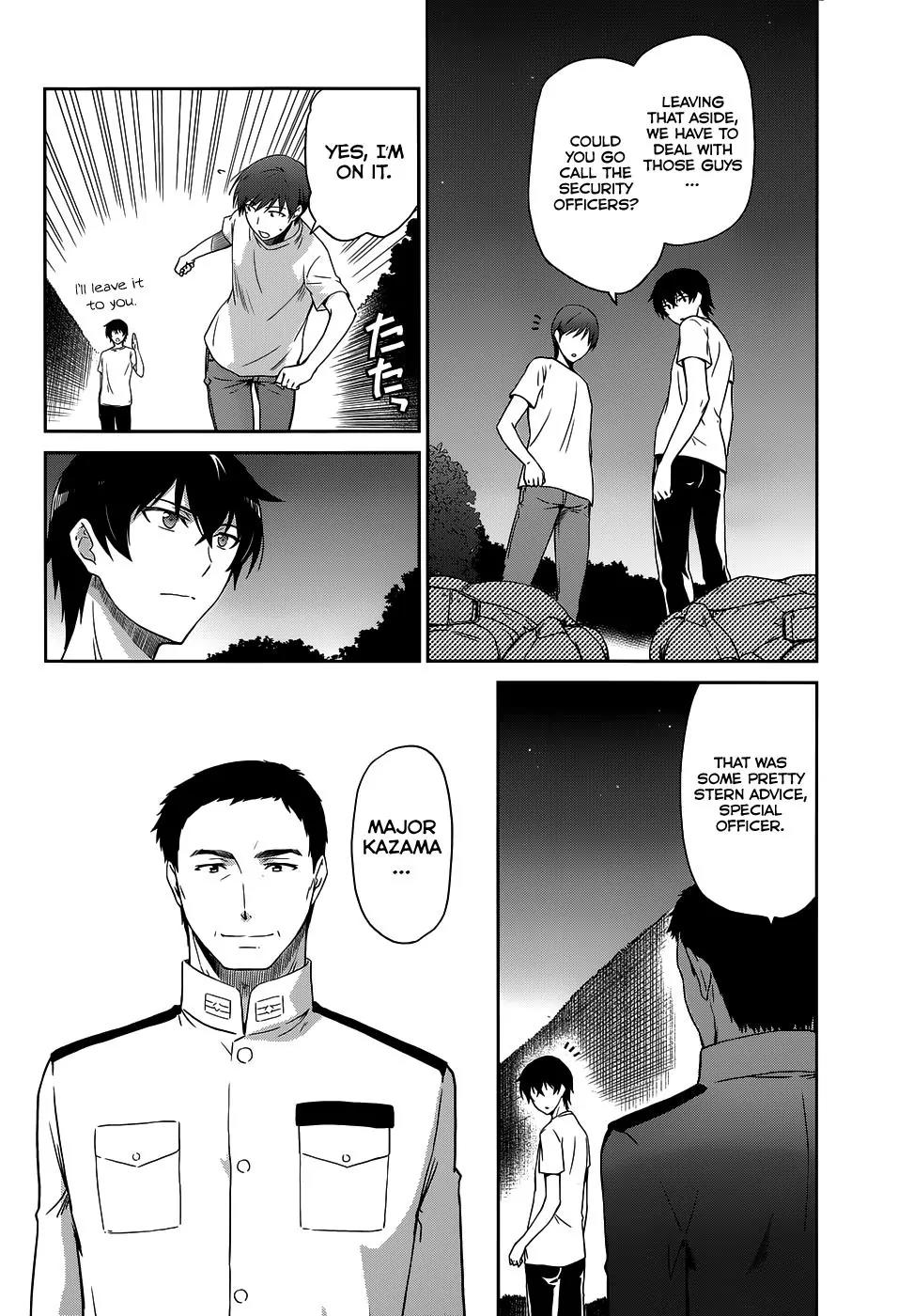 Mahouka Koukou no Rettousei - Kyuukousen Hen Chapter 8 page 13 - Chapter 8: Raising the curtains