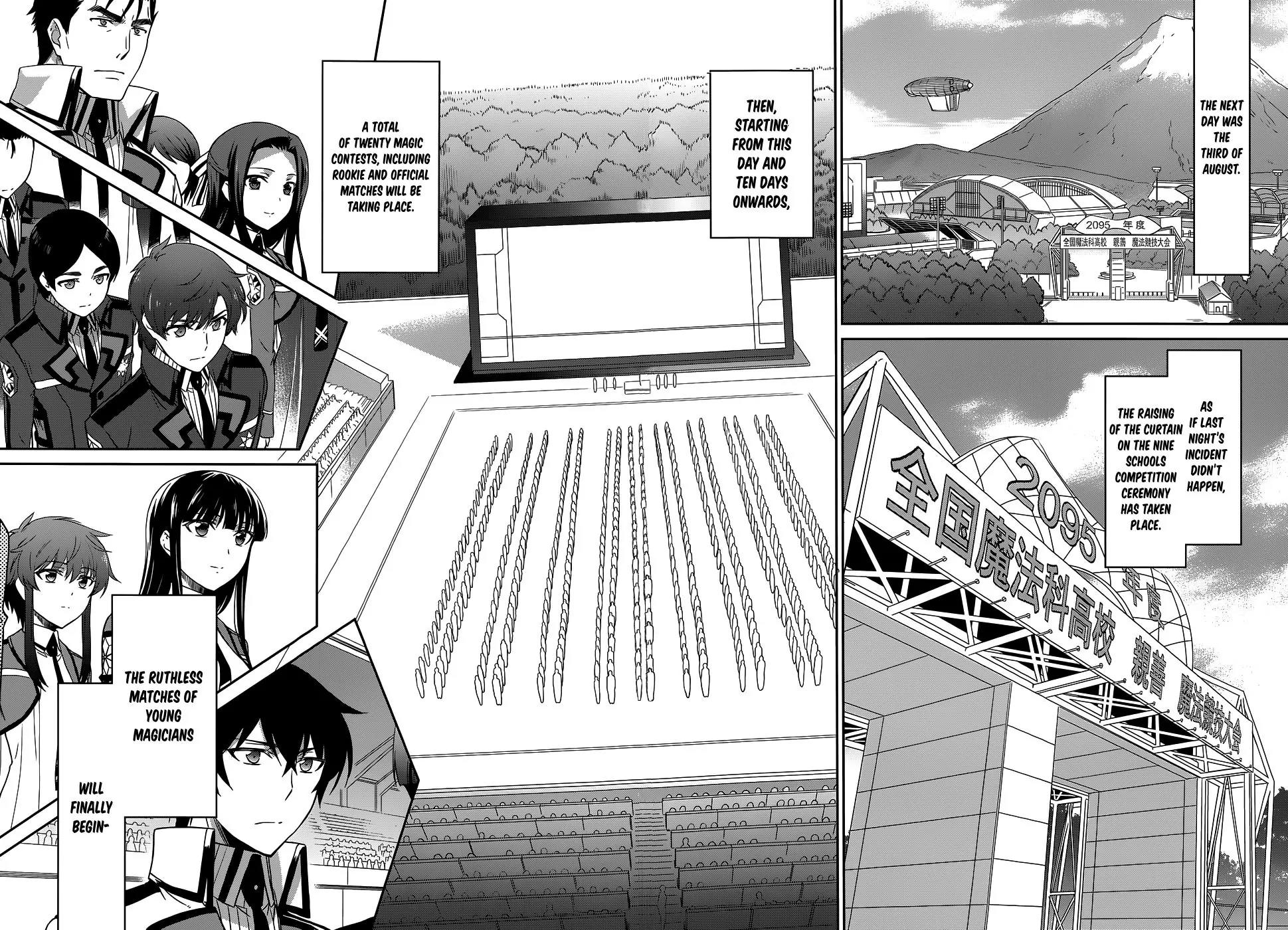 Mahouka Koukou no Rettousei - Kyuukousen Hen Chapter 8 page 15 - Chapter 8: Raising the curtains