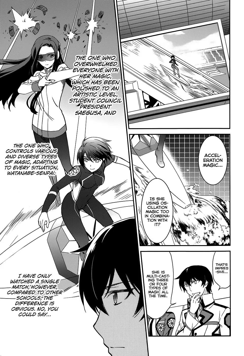 Mahouka Koukou no Rettousei - Kyuukousen Hen Chapter 8 page 33 - Chapter 8: Raising the curtains