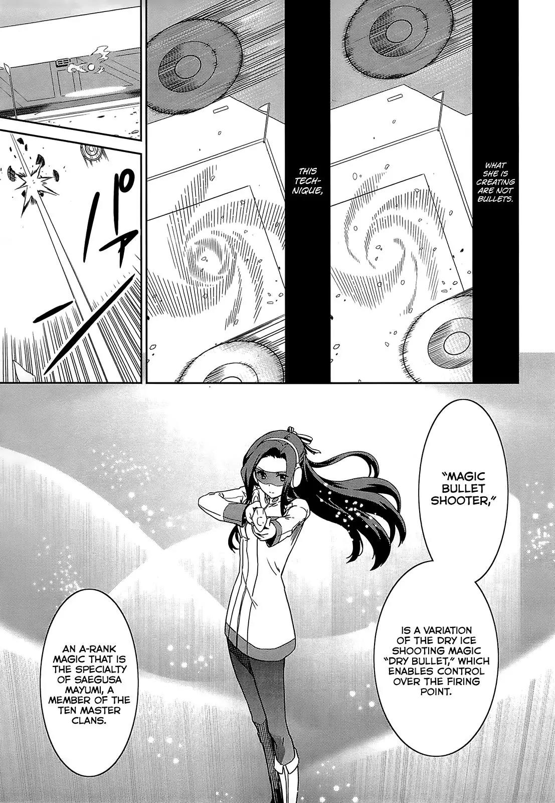 Mahouka Koukou no Rettousei - Kyuukousen Hen Chapter 9 page 14 - Chapter 9 : The Star and the Stagehand