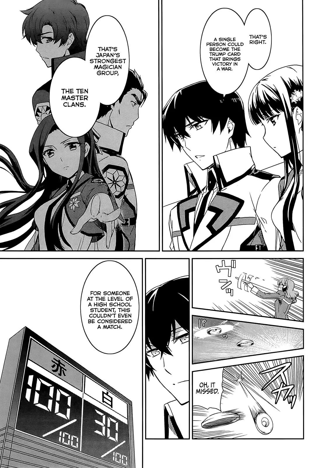 Mahouka Koukou no Rettousei - Kyuukousen Hen Chapter 9 page 16 - Chapter 9 : The Star and the Stagehand