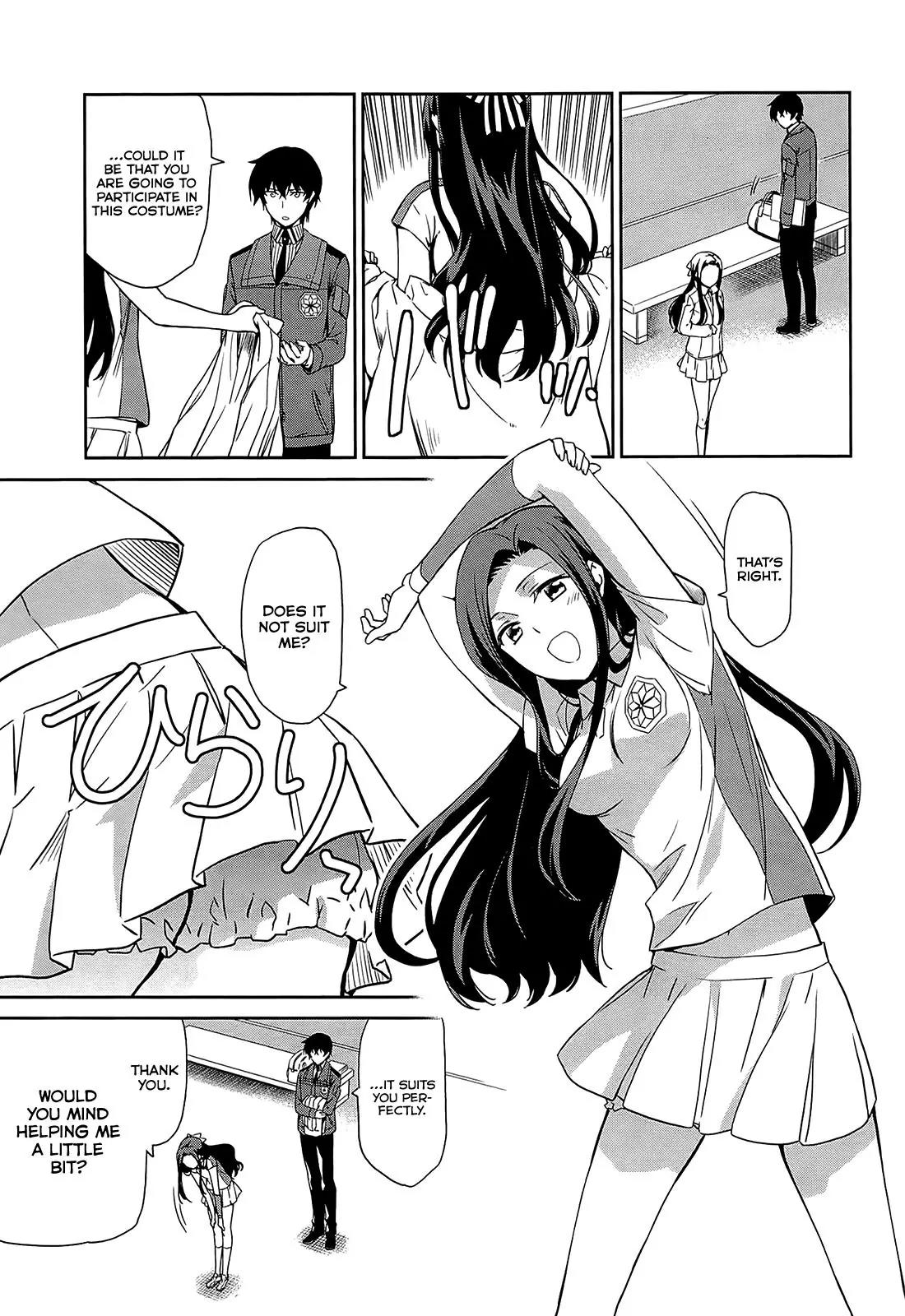 Mahouka Koukou no Rettousei - Kyuukousen Hen Chapter 9 page 22 - Chapter 9 : The Star and the Stagehand