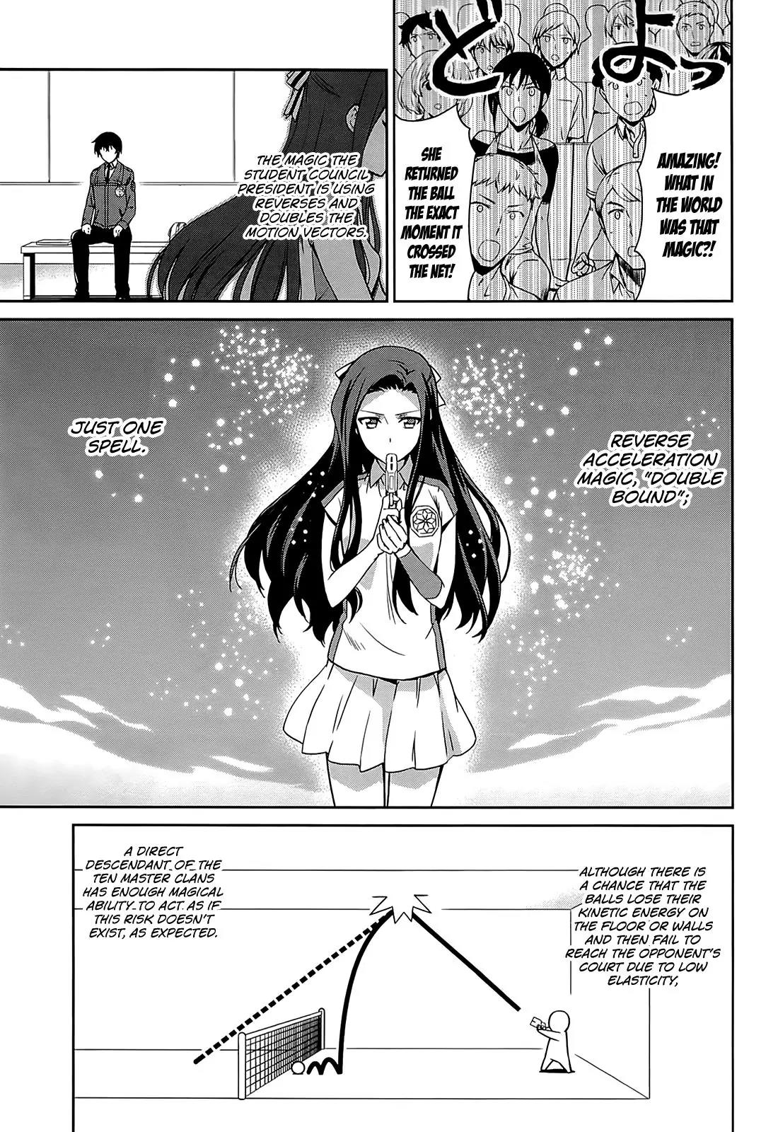 Mahouka Koukou no Rettousei - Kyuukousen Hen Chapter 9 page 28 - Chapter 9 : The Star and the Stagehand