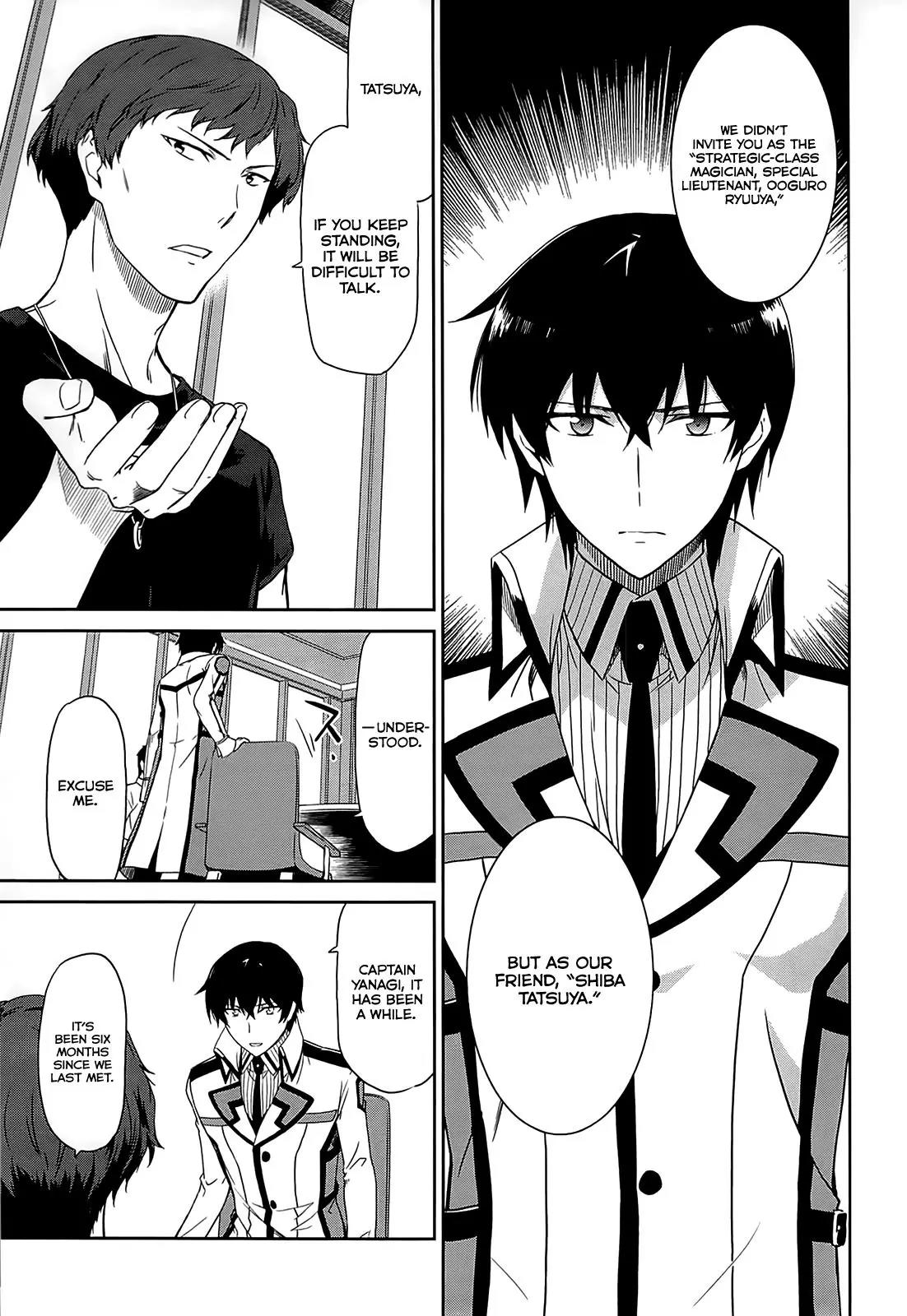 Mahouka Koukou no Rettousei - Kyuukousen Hen Chapter 9 page 4 - Chapter 9 : The Star and the Stagehand