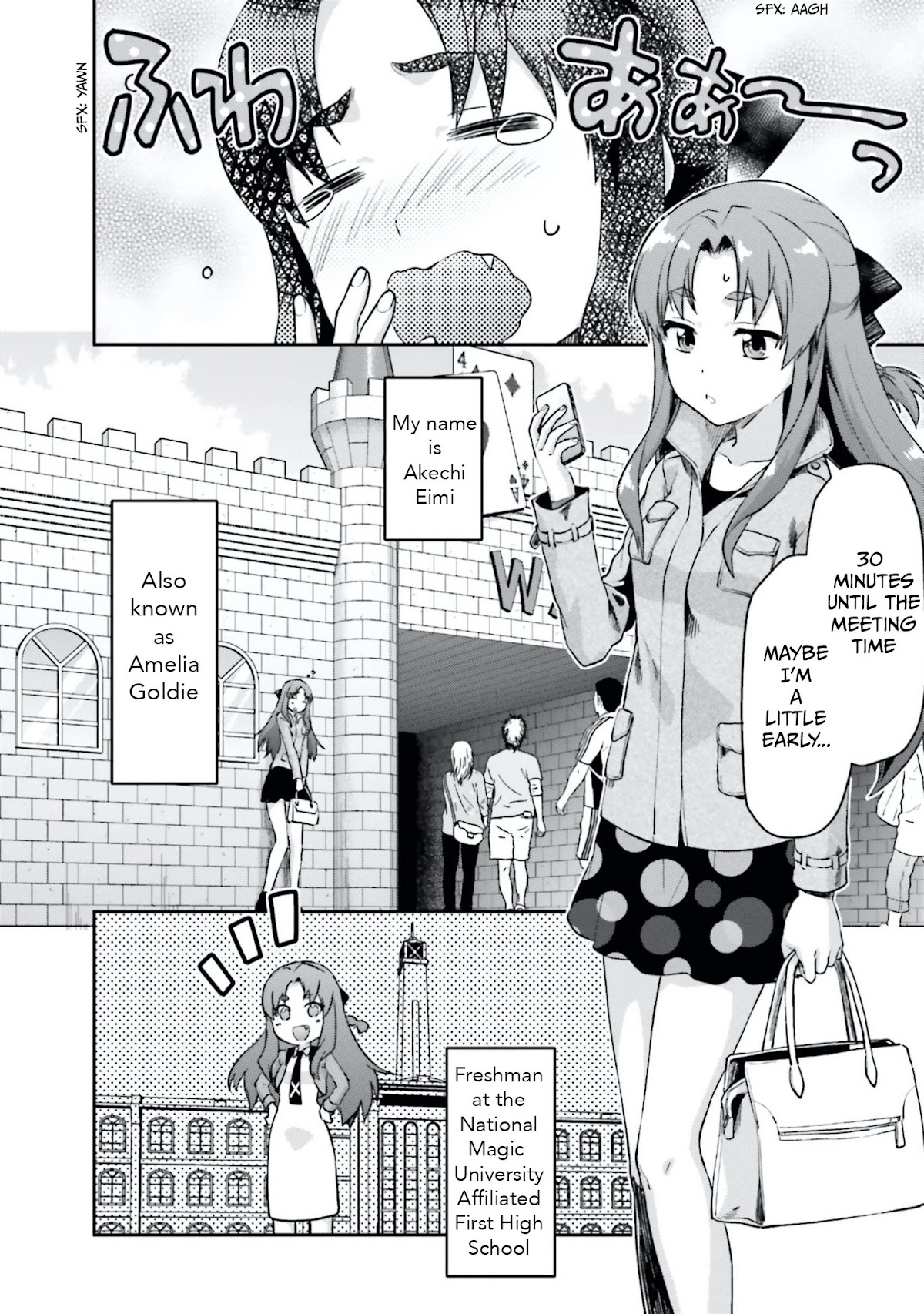 Mahouka Koukou no Rettousei - Natsuyasumi Hen Chapter 6 page 2 - Chapter 6: Amelia in Wonderland (1)