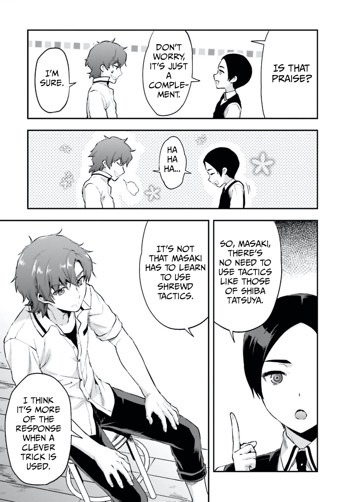 Mahouka Koukou no Rettousei - Natsuyasumi Hen Chapter 9 page 13 - Chapter 9: Friendship, Trust, and the Dubious Lolicon (1)