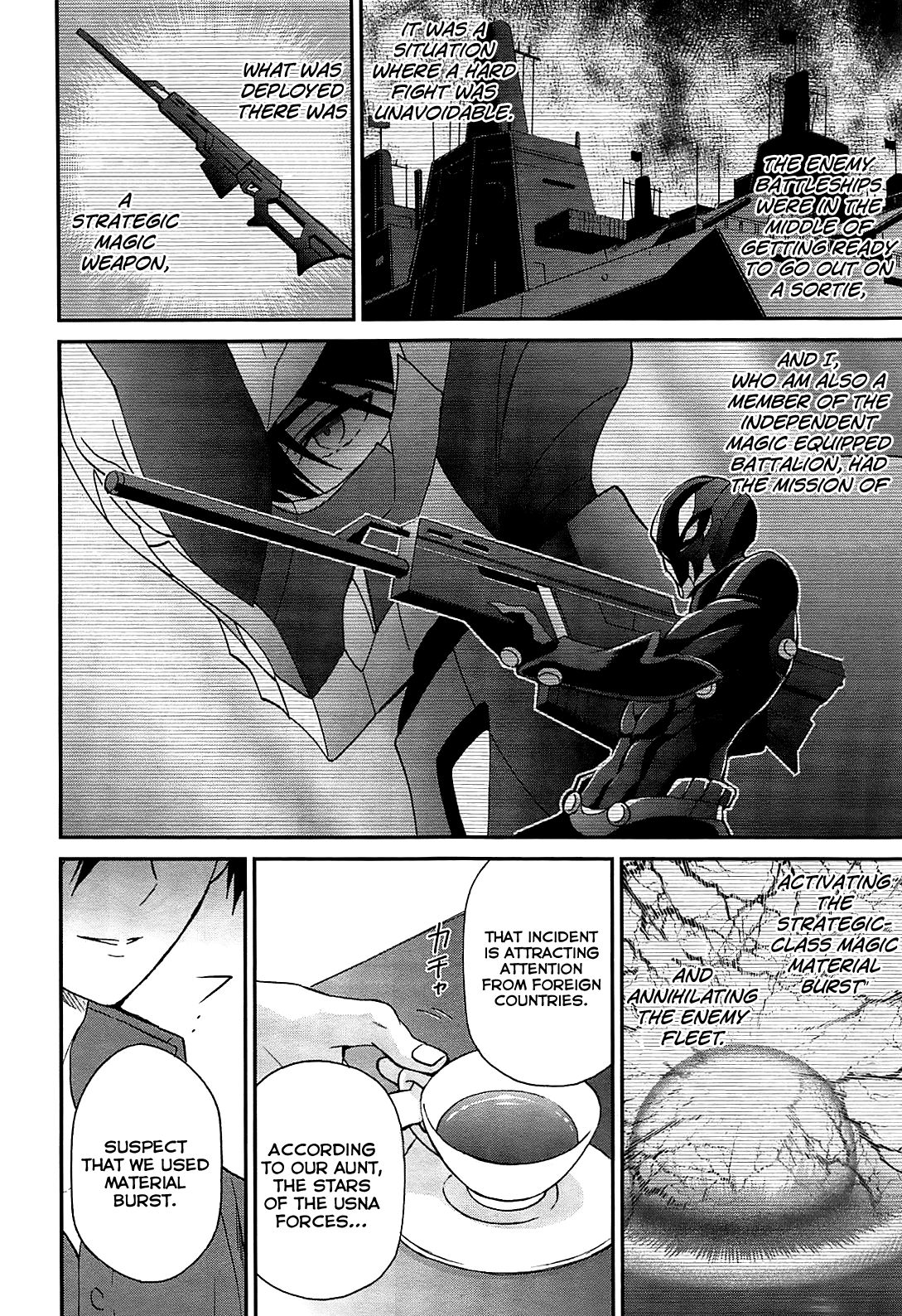 Mahouka Koukou no Rettousei - Raihousha Hen Chapter 1 page 10 - Chapter 1: Fast Contact
