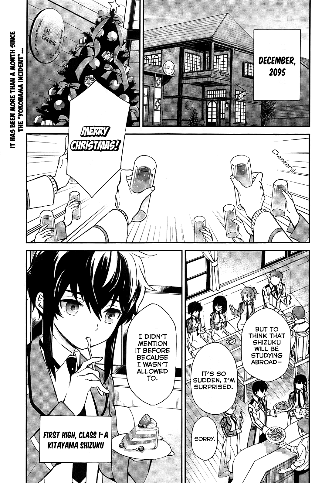 Mahouka Koukou no Rettousei - Raihousha Hen Chapter 1 page 5 - Chapter 1: Fast Contact