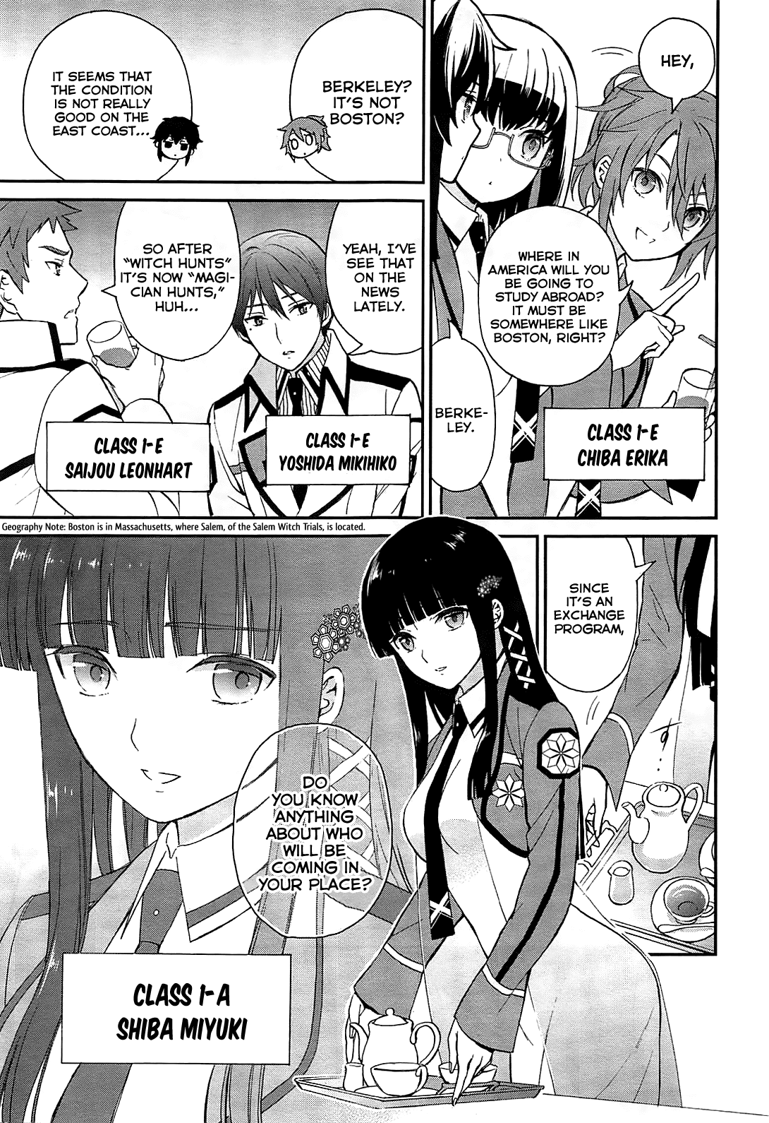 Mahouka Koukou no Rettousei - Raihousha Hen Chapter 1 page 7 - Chapter 1: Fast Contact