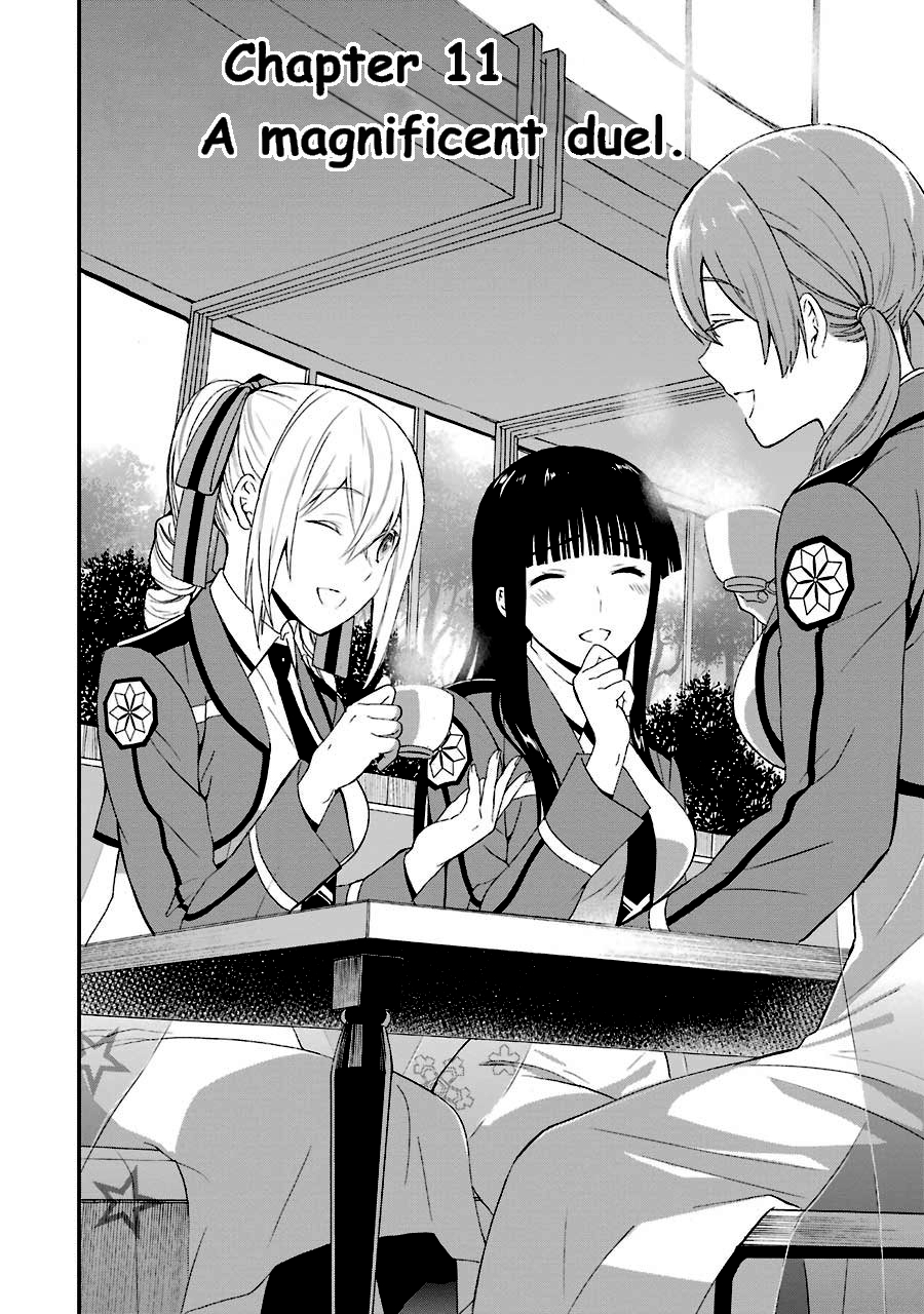 Mahouka Koukou no Rettousei - Raihousha Hen Chapter 11 page 1 - Chapter 11: A magnificent duel
