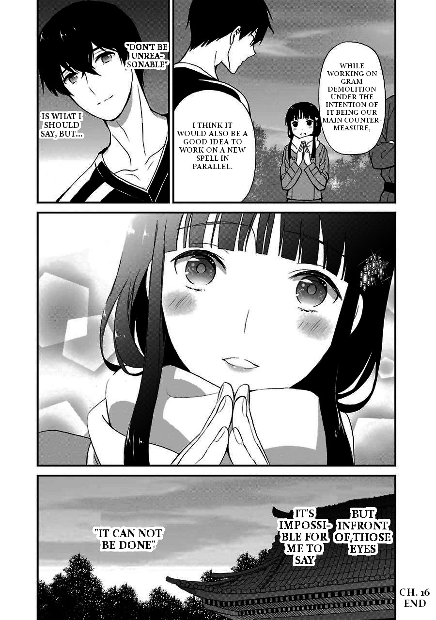 Mahouka Koukou no Rettousei - Raihousha Hen Chapter 16 page 28 - Chapter 16: Resolute Farewell