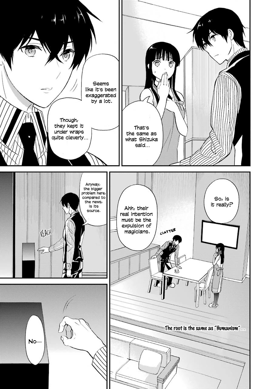 Mahouka Koukou no Rettousei - Raihousha Hen Chapter 17 page 10 - Chapter 17: Scandal