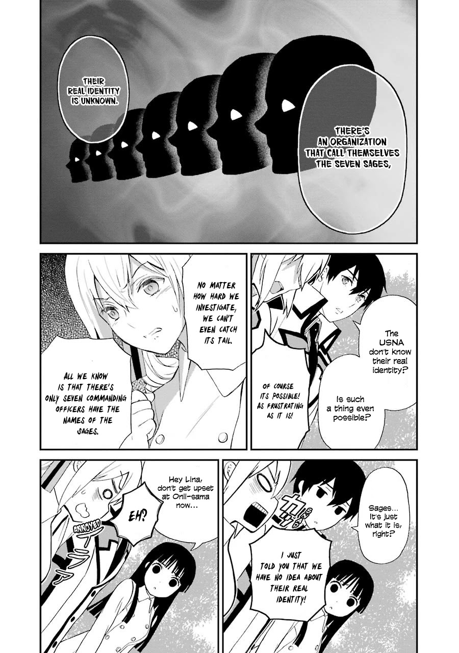 Mahouka Koukou no Rettousei - Raihousha Hen Chapter 17 page 15 - Chapter 17: Scandal