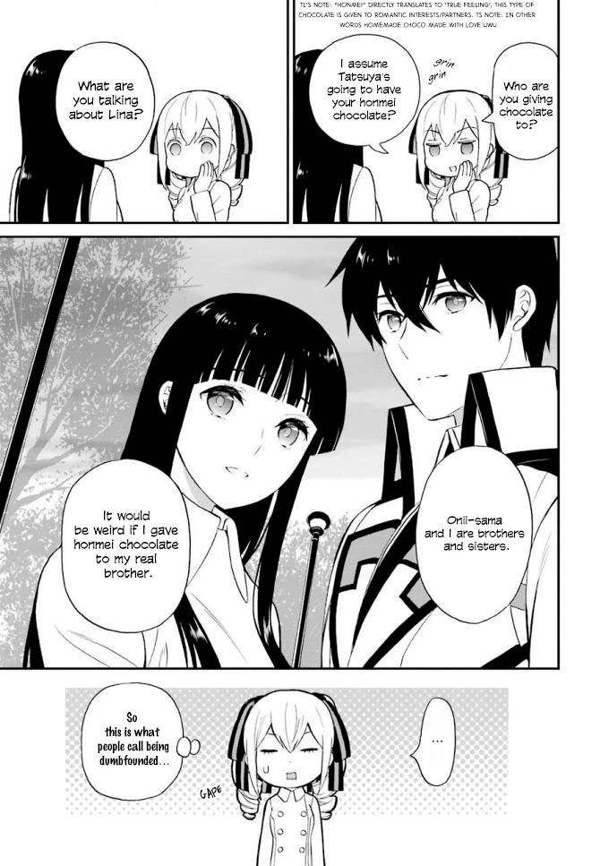 Mahouka Koukou no Rettousei - Raihousha Hen Chapter 18 page 18 - Chapter 18: St. Valentines Day