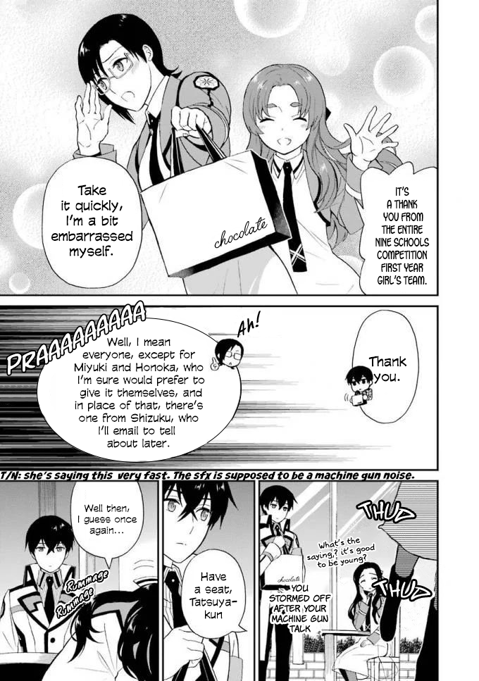Mahouka Koukou no Rettousei - Raihousha Hen Chapter 19 page 22 - Chapter 19: A Maiden’s Love